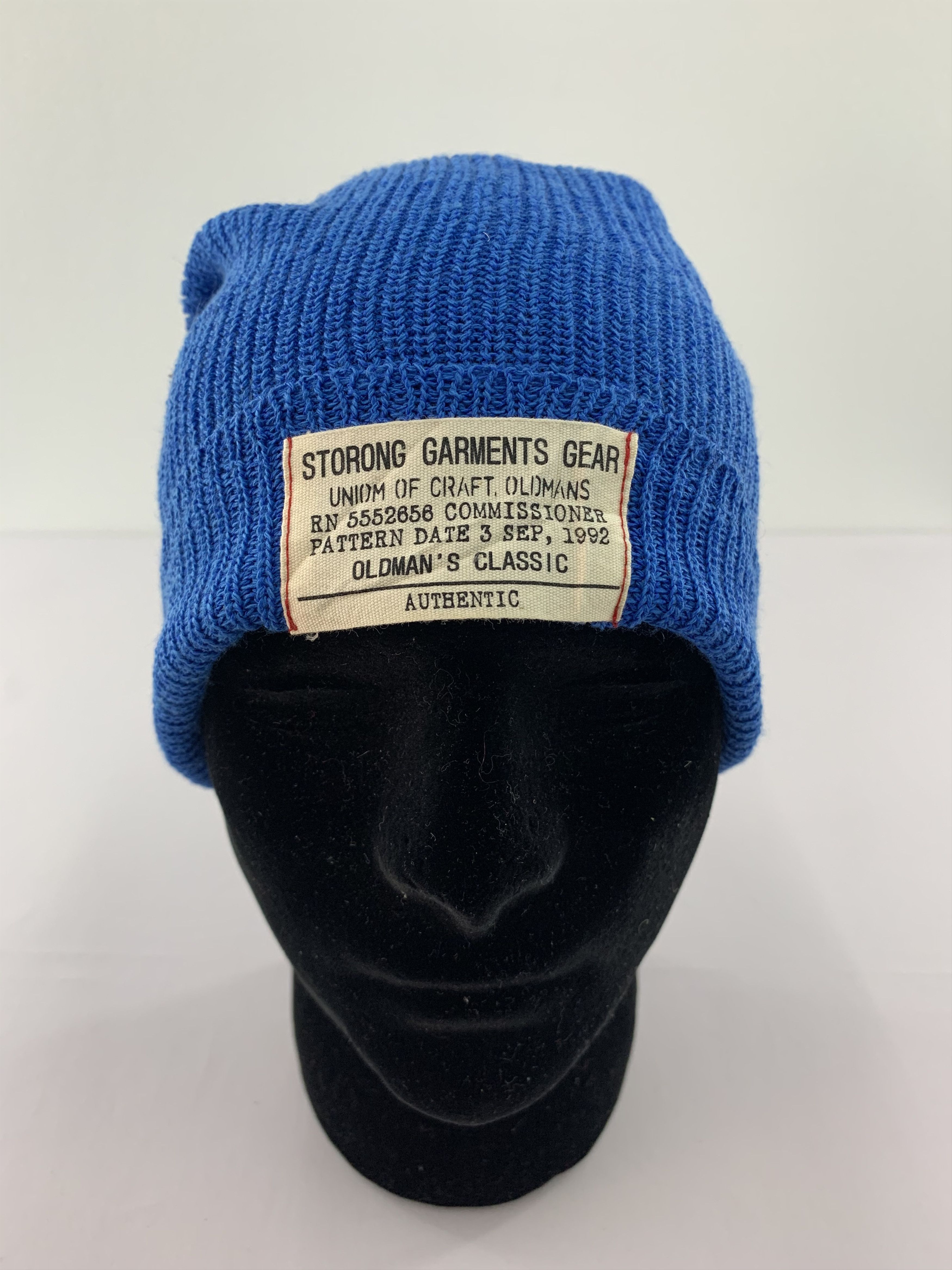 Vintage Vintage 90s Storong Garments Gear Beanie Hat Size ONE SIZE - 1 Thumbnail