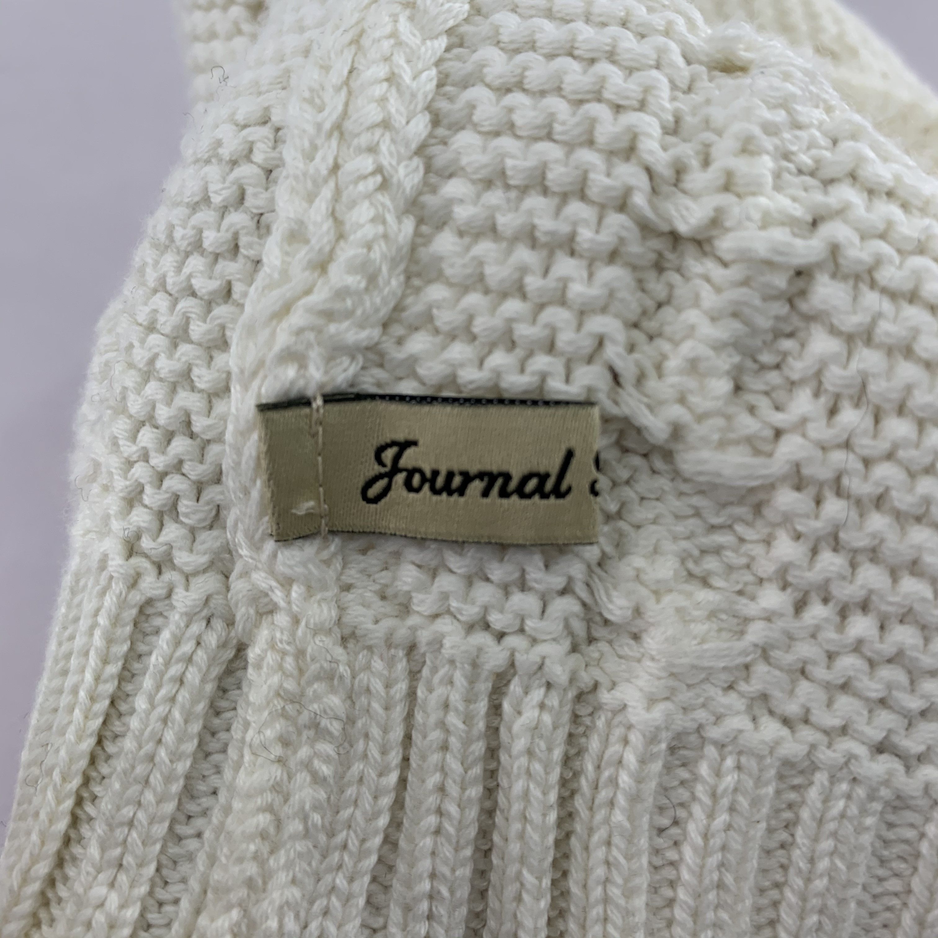 Journal Standard Cable Knit Beanie Hat | Journal Standard Beanie Size ONE SIZE - 8 Thumbnail