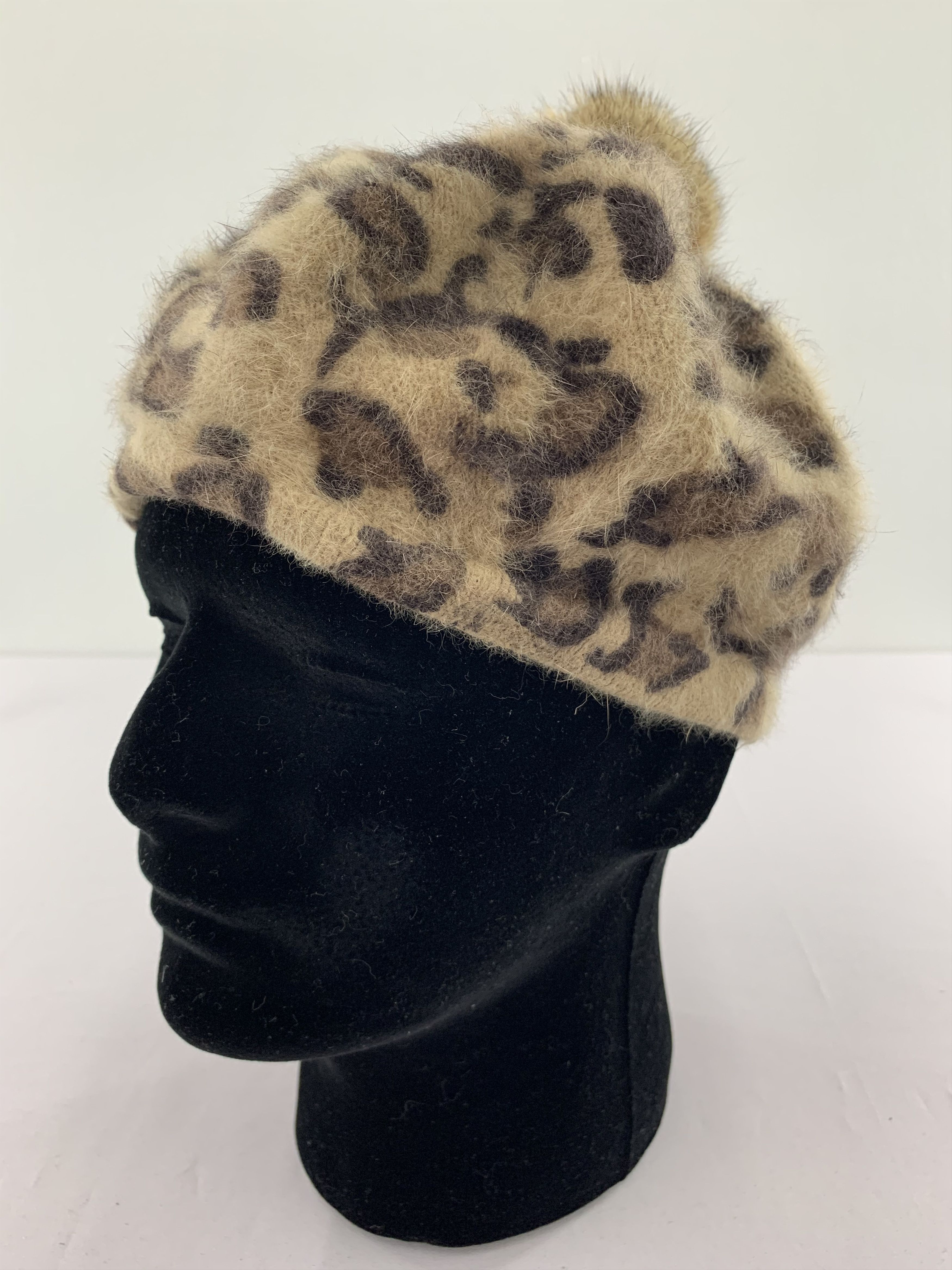 Japanese Brand Mohair Beanie Hat Cap Size ONE SIZE - 1 Thumbnail