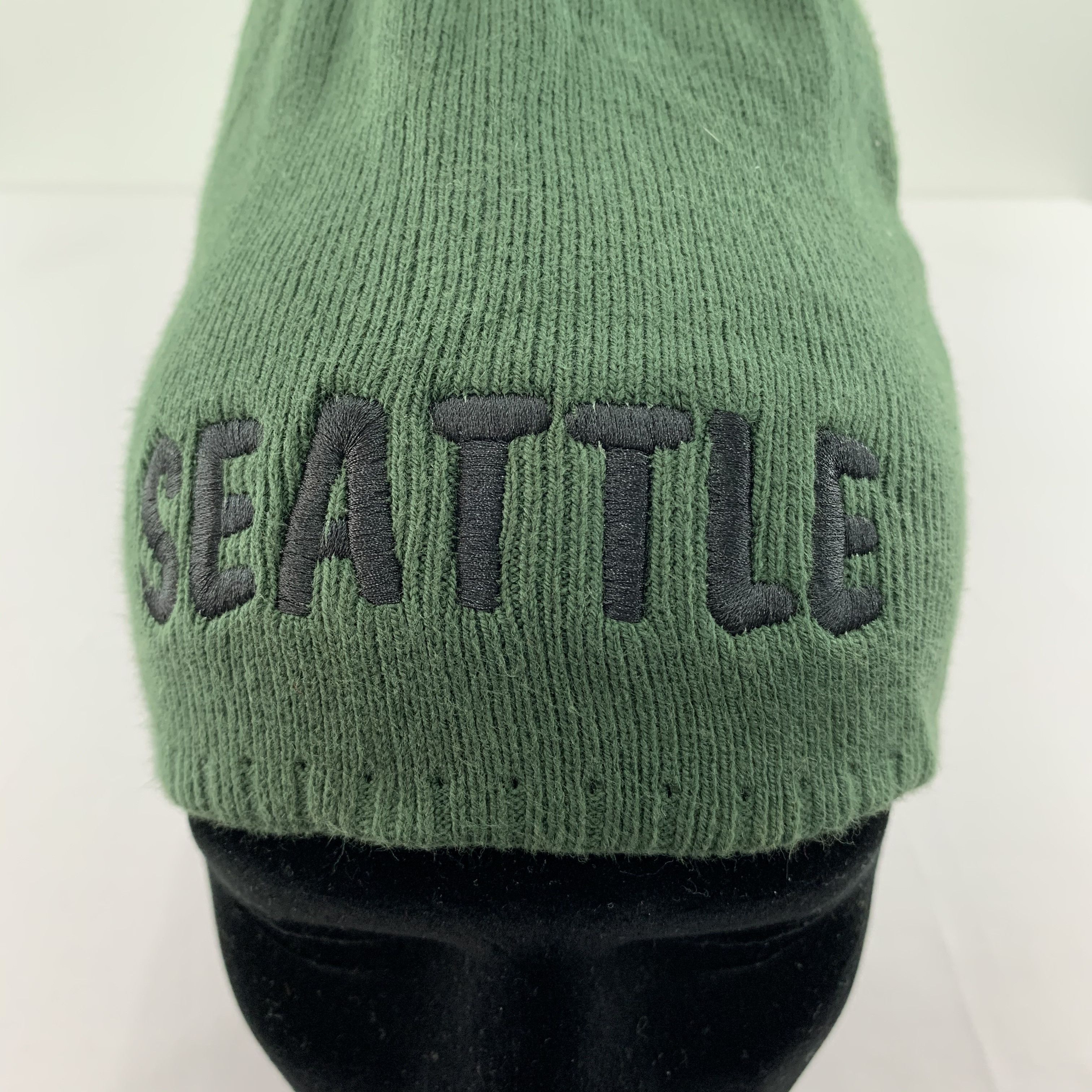 Vintage Seattle Embroidered Beanie Hat Size ONE SIZE - 5 Thumbnail