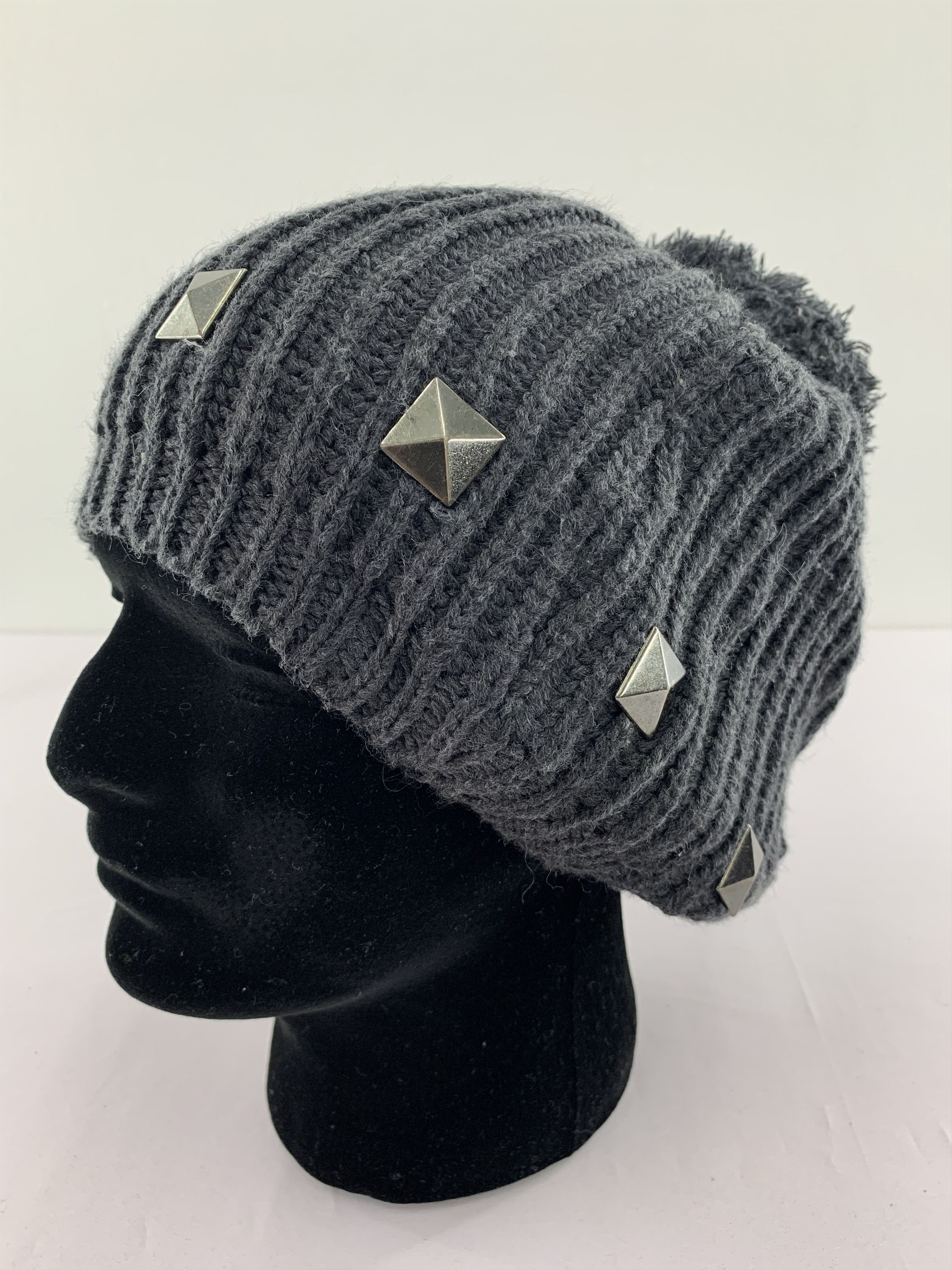Japanese Brand Vintage 90s Spike Beanie Hat Size ONE SIZE - 1 Thumbnail