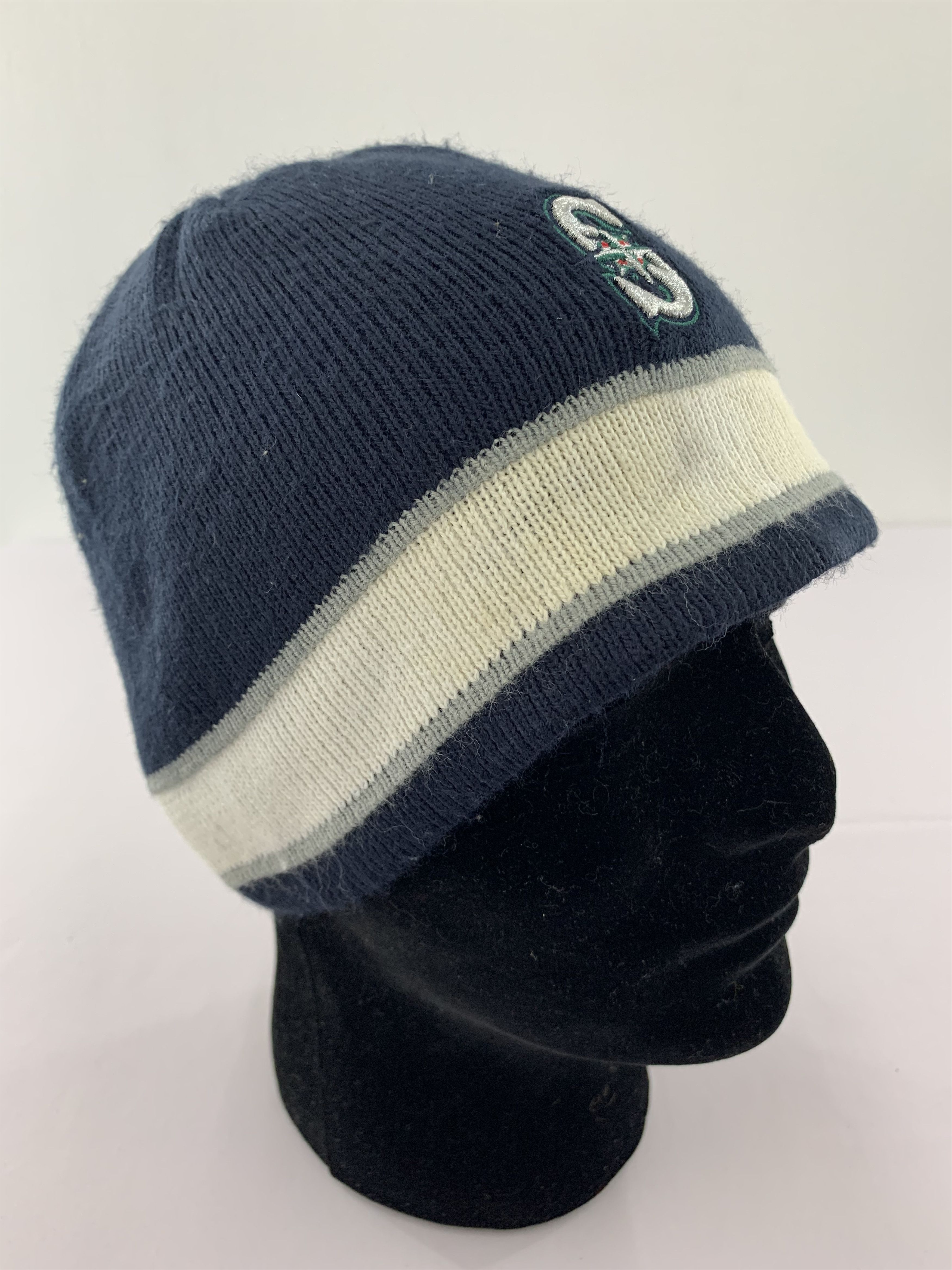 Japanese Brand Vintage 90s Mariners Beanie Embroidered Size ONE SIZE - 2 Thumbnail