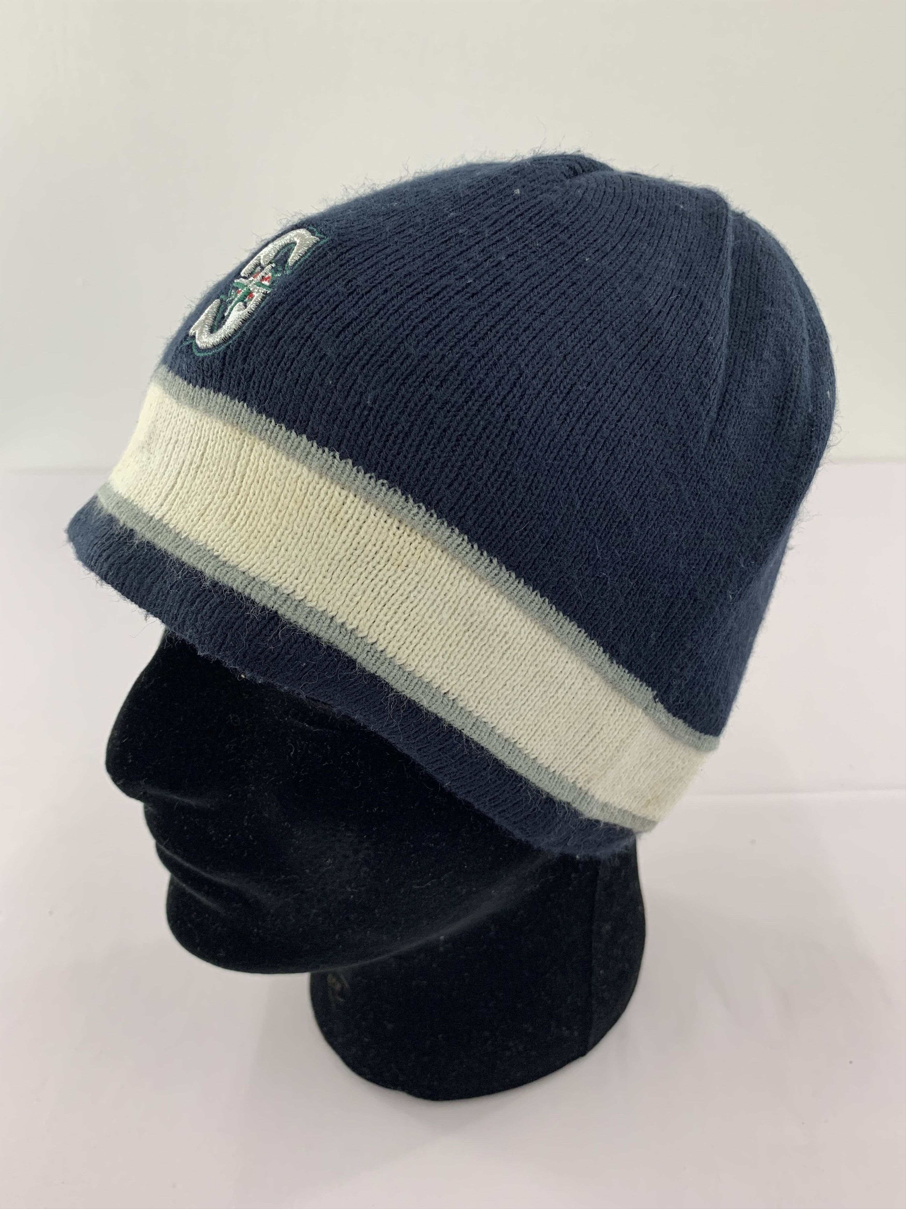Japanese Brand Vintage 90s Mariners Beanie Embroidered Size ONE SIZE - 4 Thumbnail