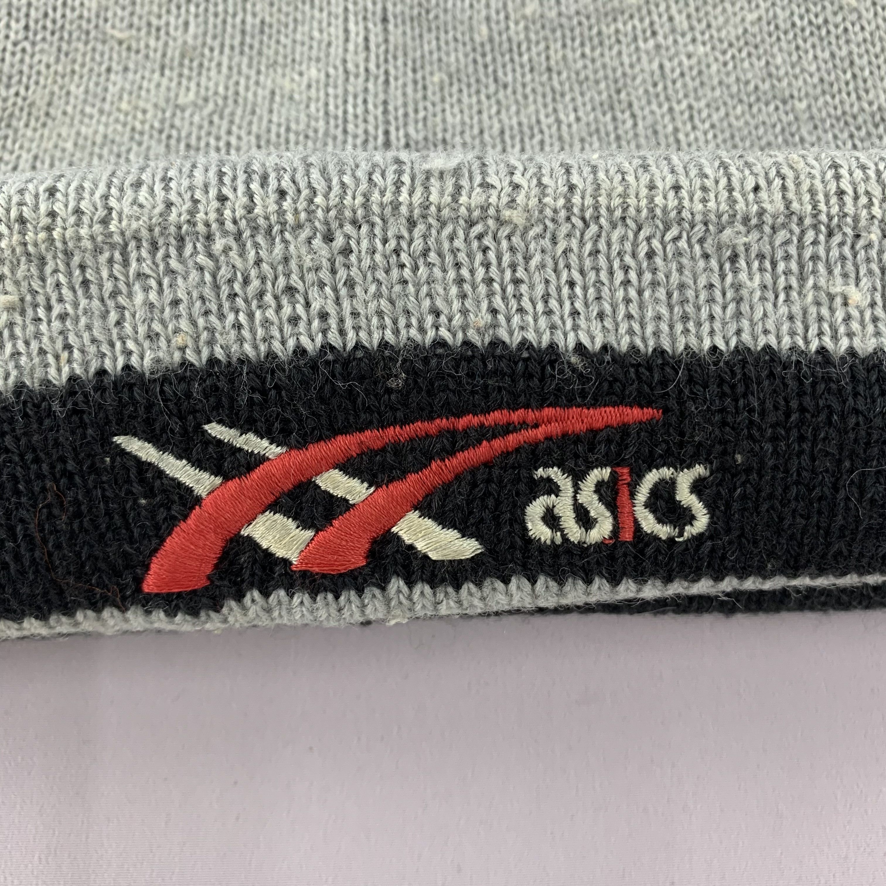 Asics × Vintage Vintage 80s 90s Asics Wool Beanie Hat Size ONE SIZE - 2 Thumbnail