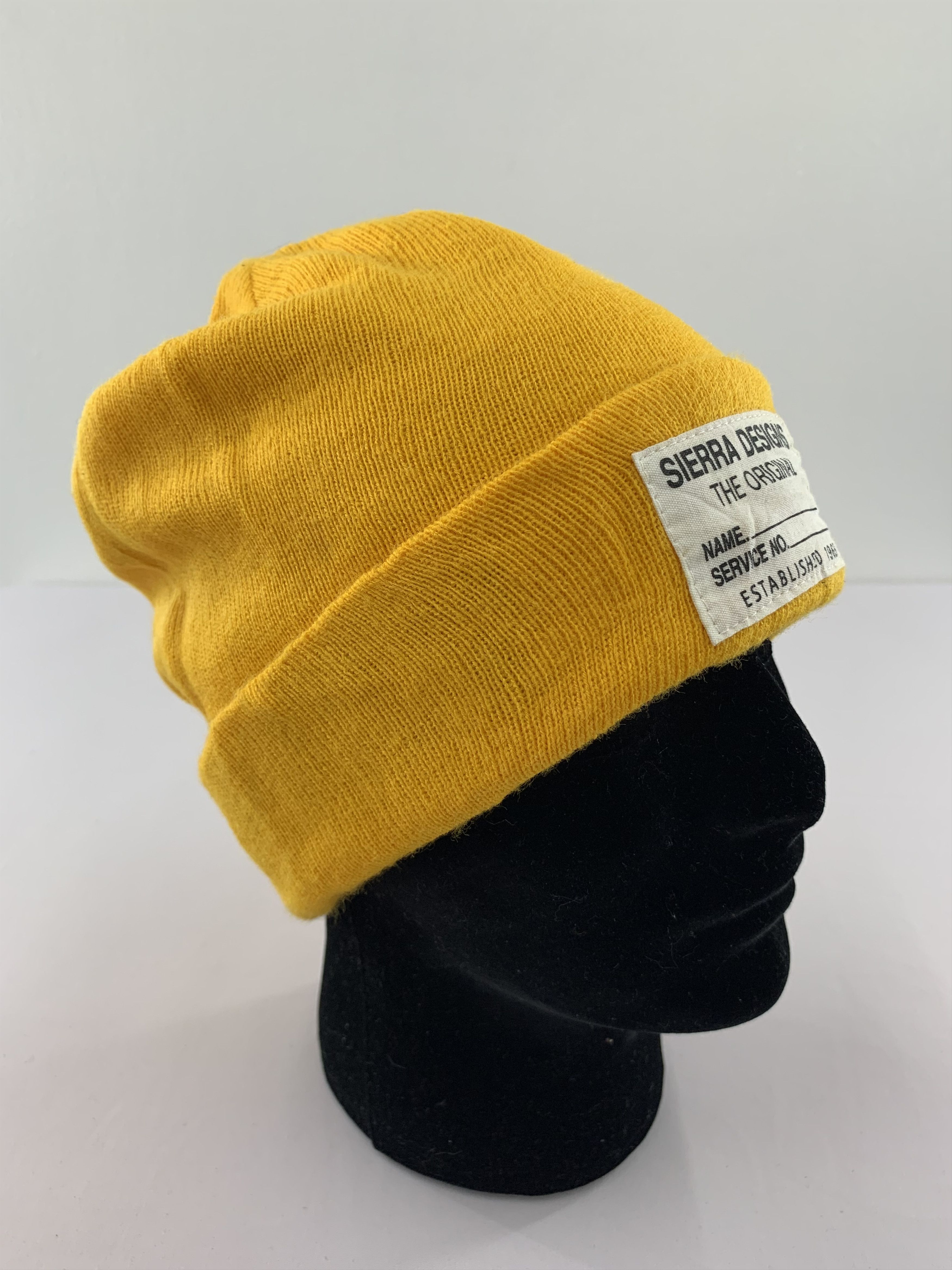 Sierra Designs Vintage y2k Sierra Designs Yellow beanie Hat Size ONE SIZE - 5 Thumbnail
