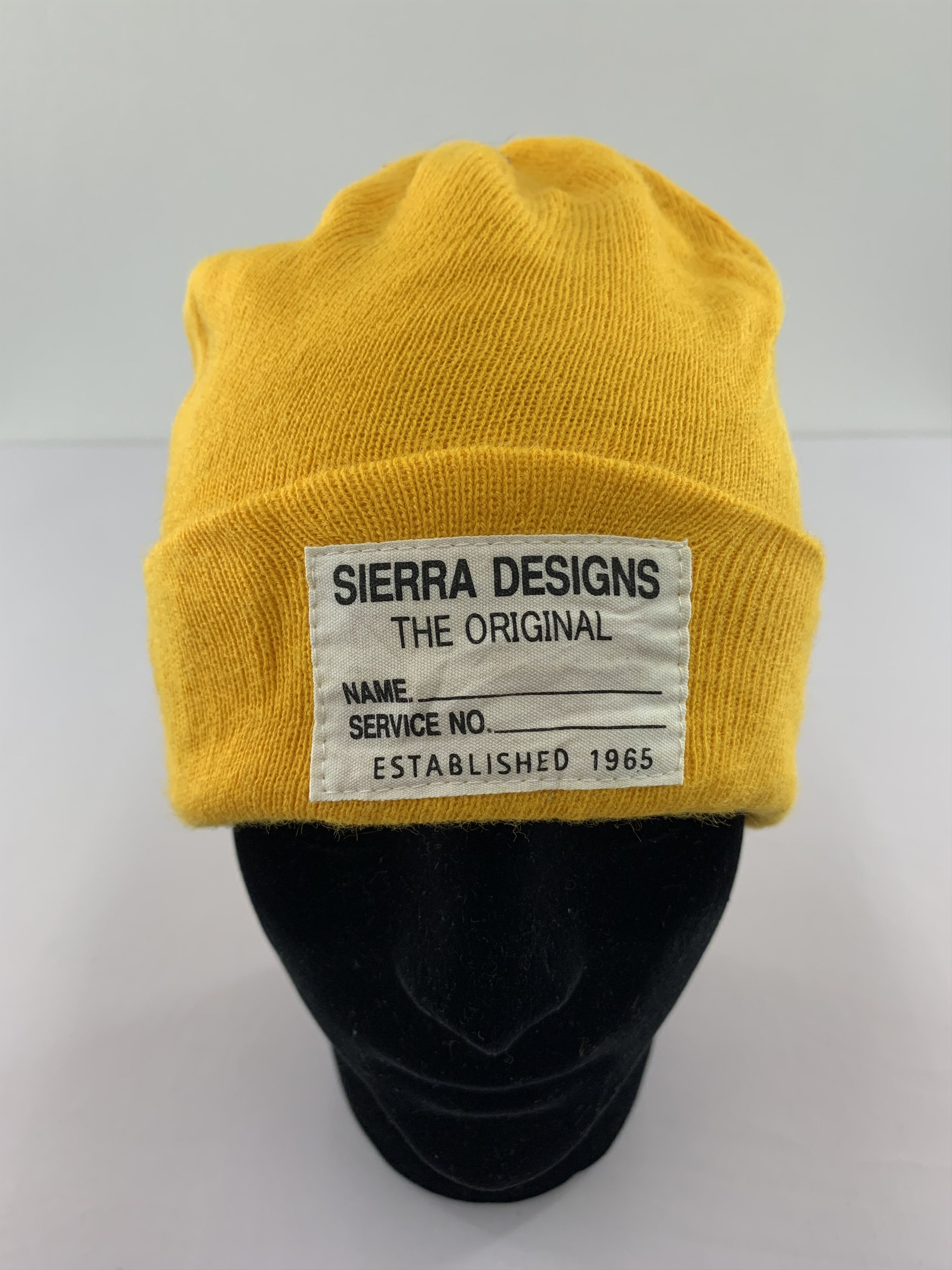 Sierra Designs Vintage y2k Sierra Designs Yellow beanie Hat Size ONE SIZE - 2 Thumbnail