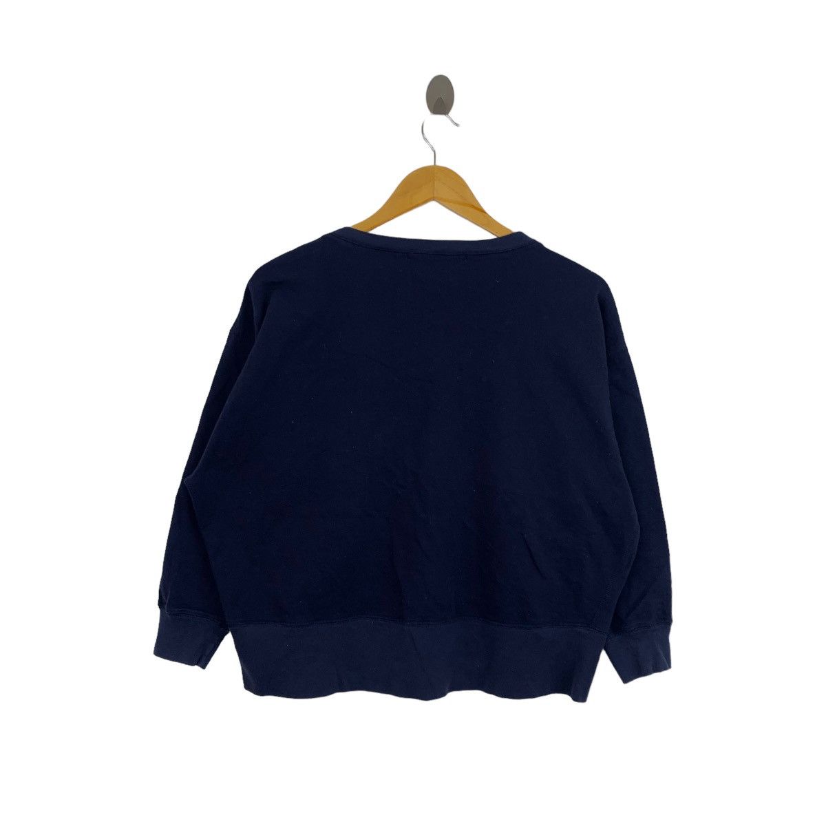 Japanese Brand Vintage HARMONIE Japanese Brand Plain Blue Long Sleeve Shirt Size XL / US 12-14 / IT 48-50 - 4 Thumbnail