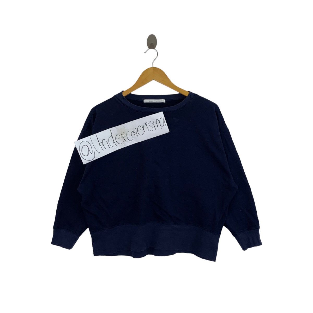 Japanese Brand Vintage HARMONIE Japanese Brand Plain Blue Long Sleeve Shirt Size XL / US 12-14 / IT 48-50 - 1 Thumbnail