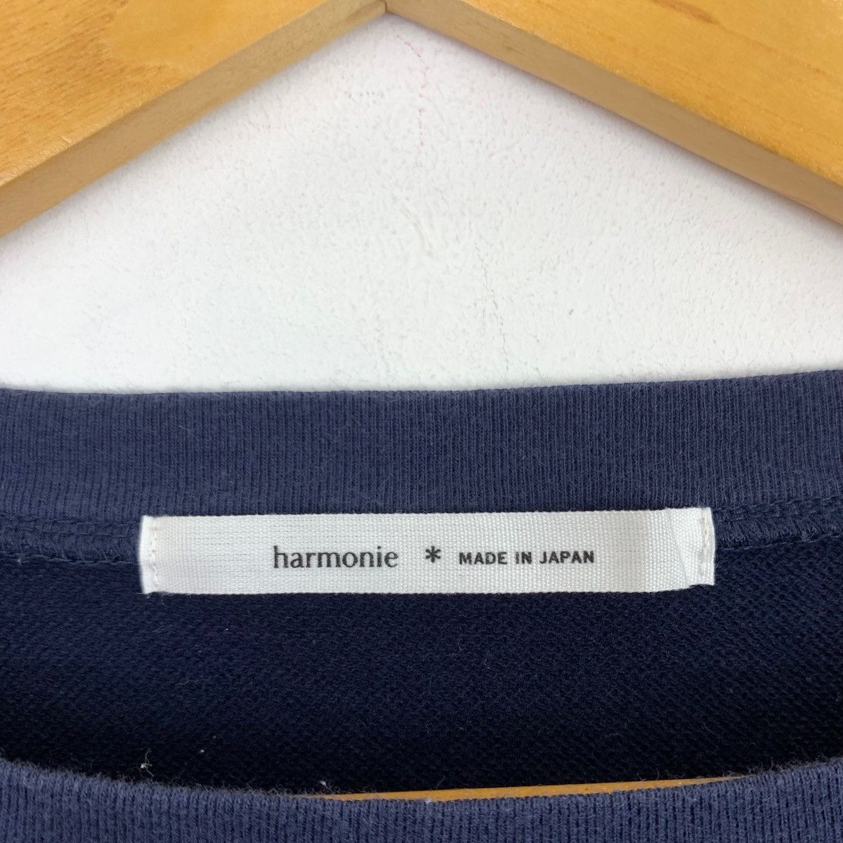 Japanese Brand Vintage HARMONIE Japanese Brand Plain Blue Long Sleeve Shirt Size XL / US 12-14 / IT 48-50 - 3 Thumbnail