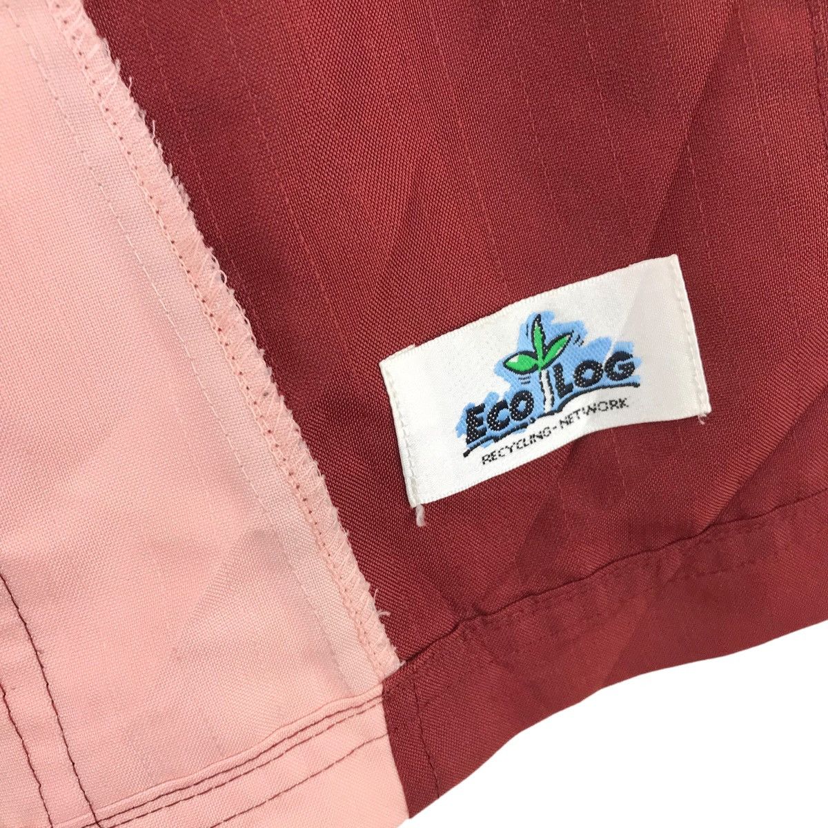 Vintage Vtg 90’ 7 ELEVEN WORKER WORKWEAR Maroon Jacket Windbreaker Size US L / EU 52-54 / 3 - 6 Thumbnail