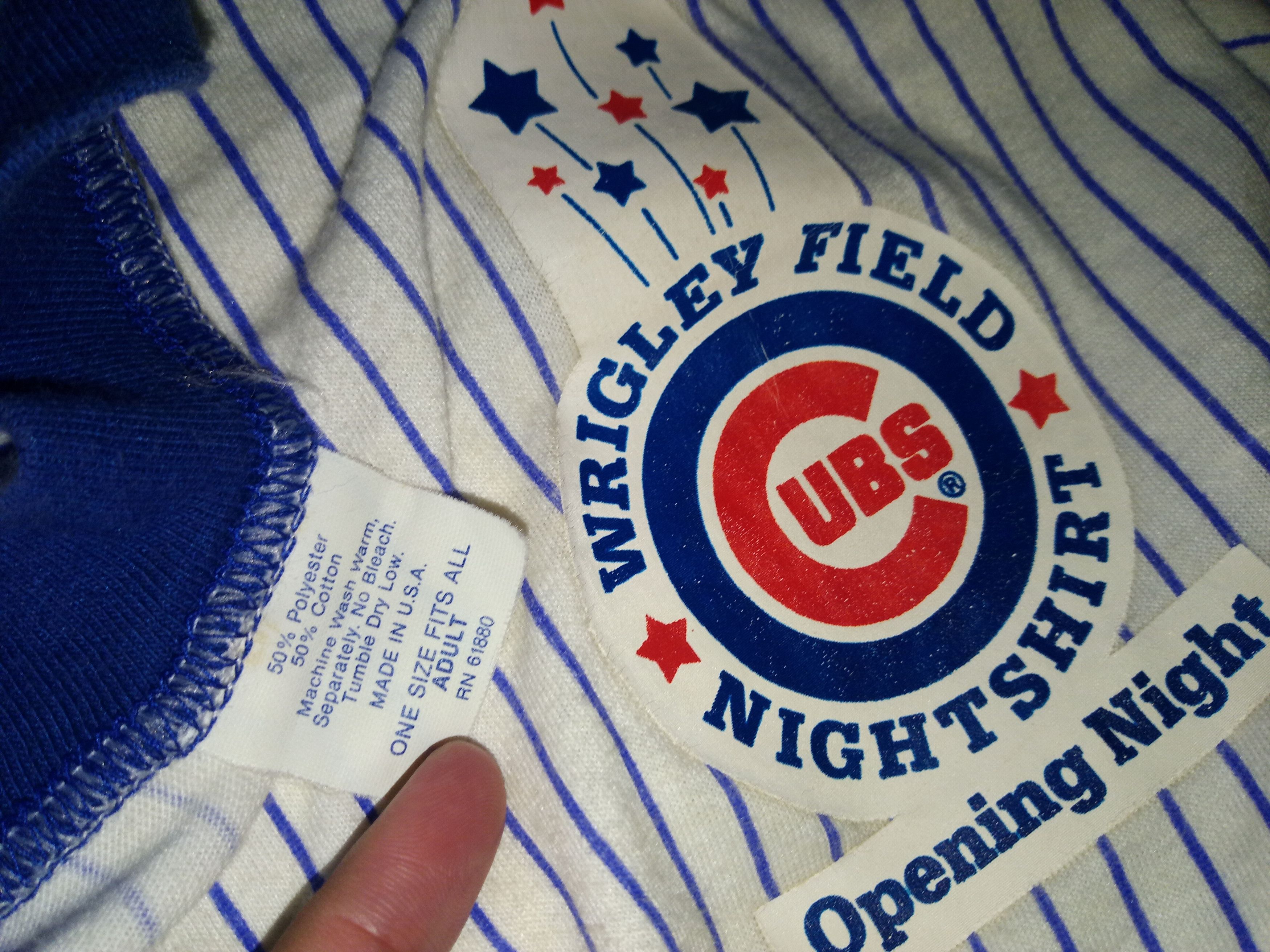 Vintage Vintage MLB Chicago Cubs Women baseball fan nightwear Size ONE SIZE - 3 Thumbnail