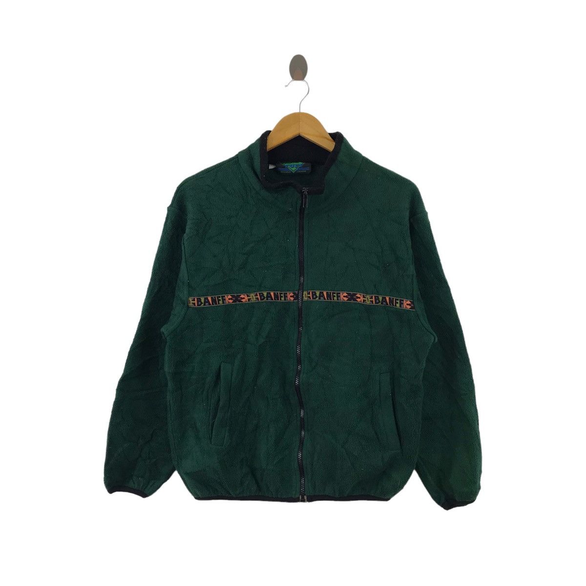 Vintage Vtg 90’ BANFF CANADA NATURE Kelly Turf National Park Jacket Size US M / EU 48-50 / 2 - 1 Thumbnail