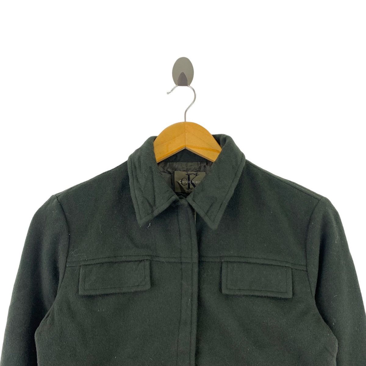 Calvin Klein Vintage CALVIN KLEIN CK Multi Pockets Short Jacket Coat Size US S / EU 44-46 / 1 - 2 Thumbnail