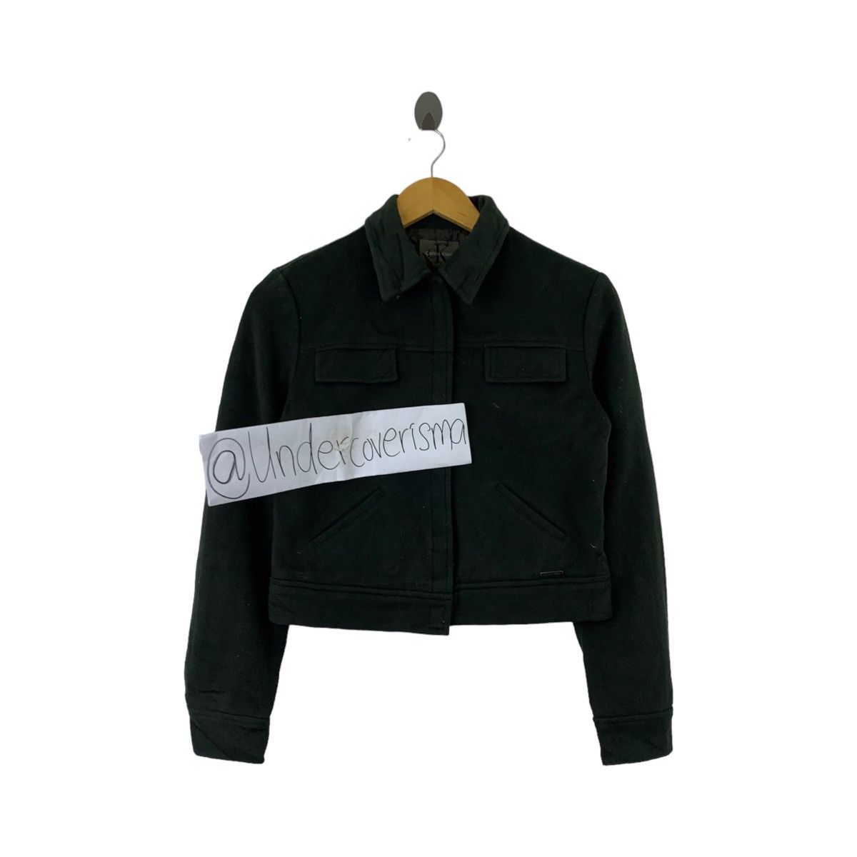 Calvin Klein Vintage CALVIN KLEIN CK Multi Pockets Short Jacket Coat Size US S / EU 44-46 / 1 - 1 Thumbnail