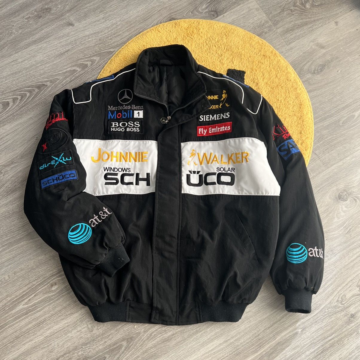 Racing × Streetwear × Vintage Mercedes Benz Formula 1 racing jacket ...
