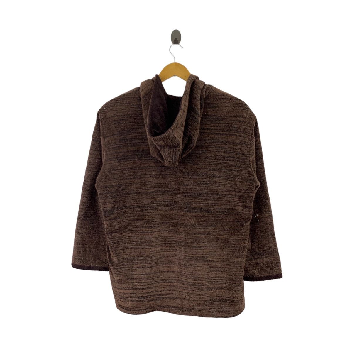 Other Vintage CLAUDIO VALENTINO PARIS Stripes Brown Velvet Size US L / EU 52-54 / 3 - 4 Thumbnail