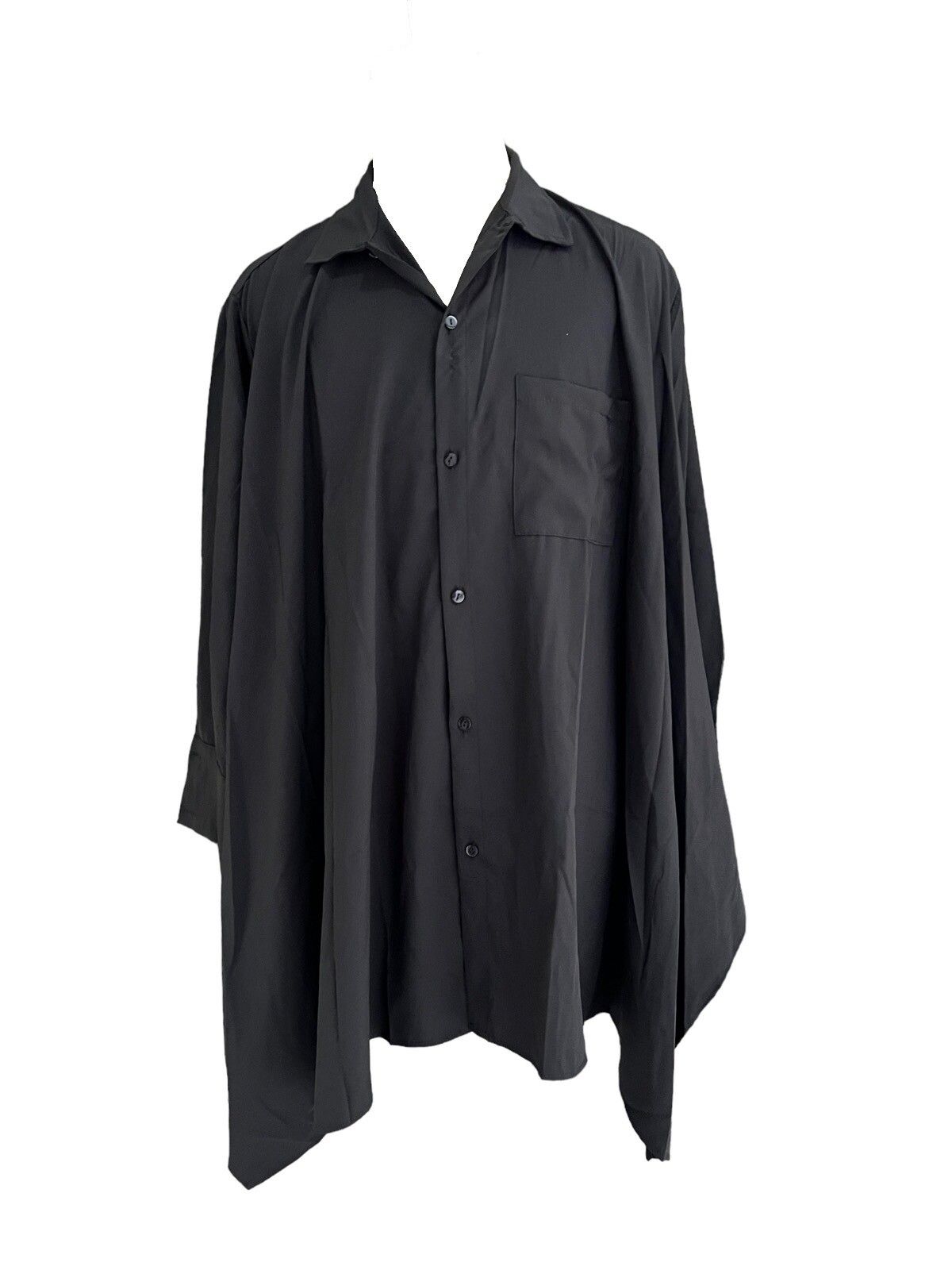 Pre-owned Yohji Yamamoto X Ys Yohji Yamamoto Long Shirt Avant-garde In Black
