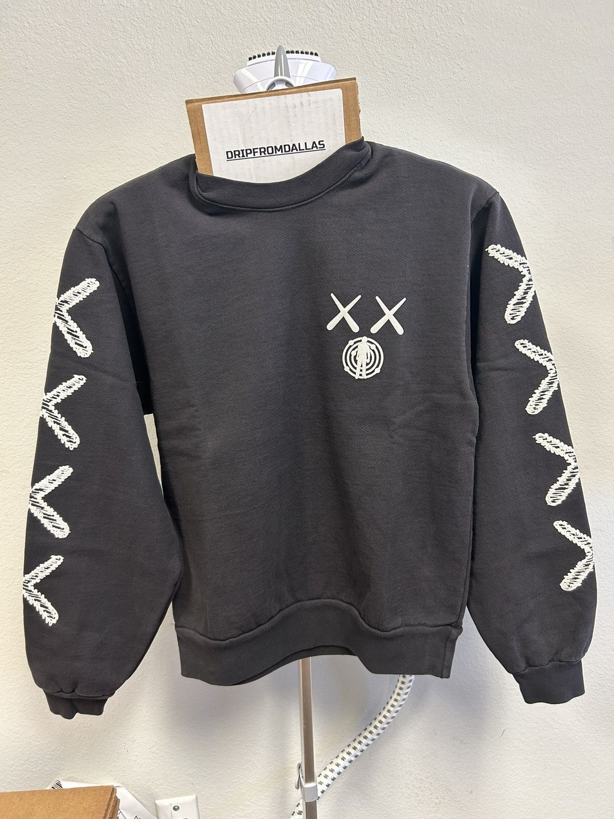 Kaws × Kid Cudi KAWS x Kid Cudi Moon Man Back Print Crewneck