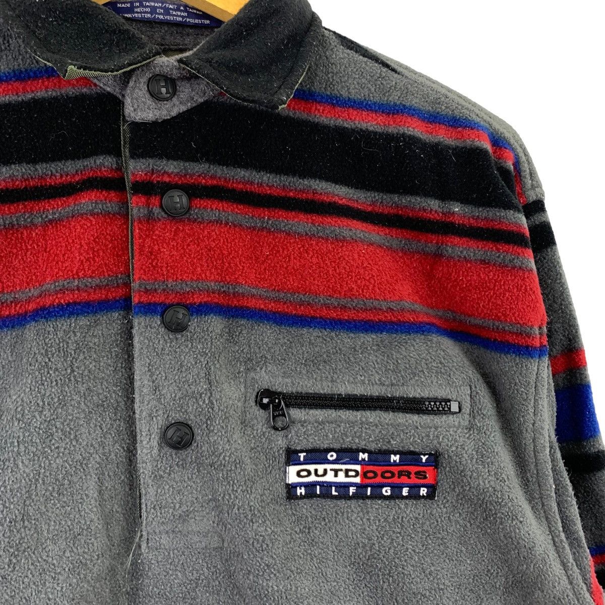 Tommy Hilfiger TOMMY HILFIGER OUTDOORS Retro Sherpa Stripes Collar Size US M / EU 48-50 / 2 - 5 Thumbnail