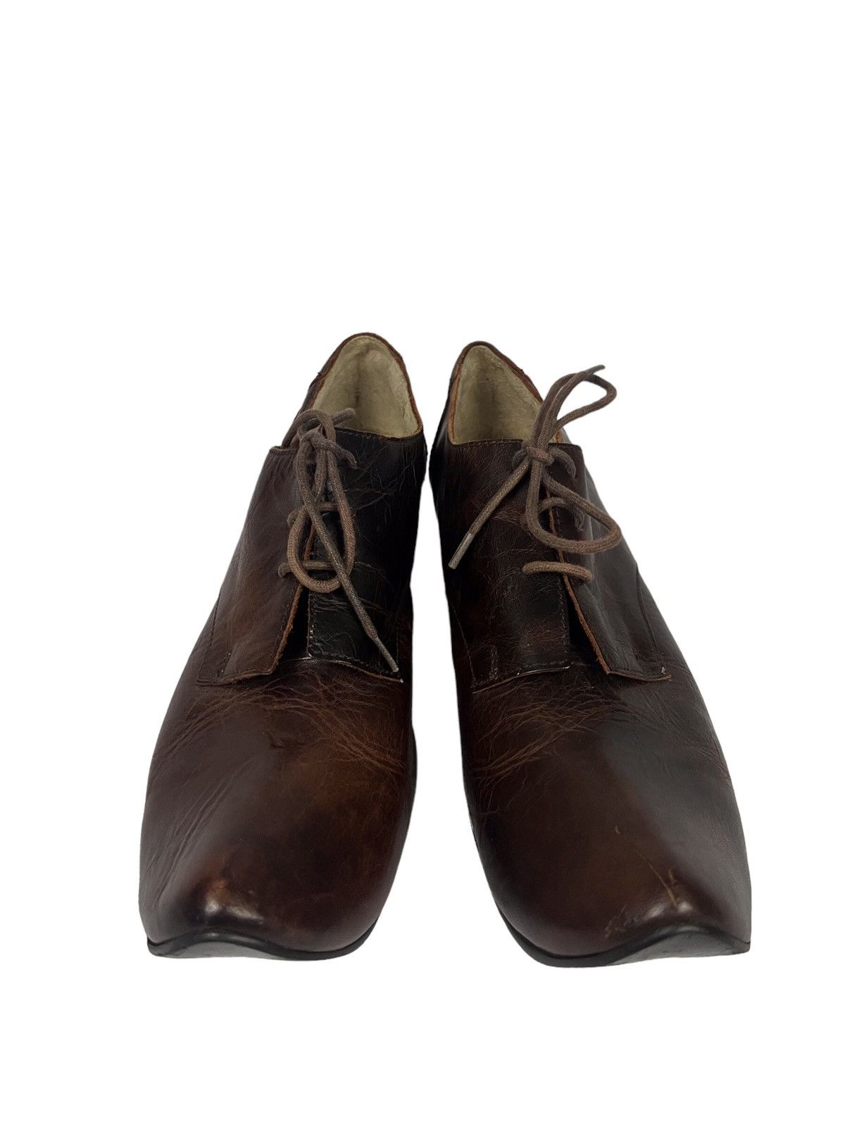 Sunao Kuwahara 🎌 Issey Miyake Sunao Kuwahara Leather Shoes Moroccan Style Size US 5.5 / IT 35.5 - 15 Thumbnail