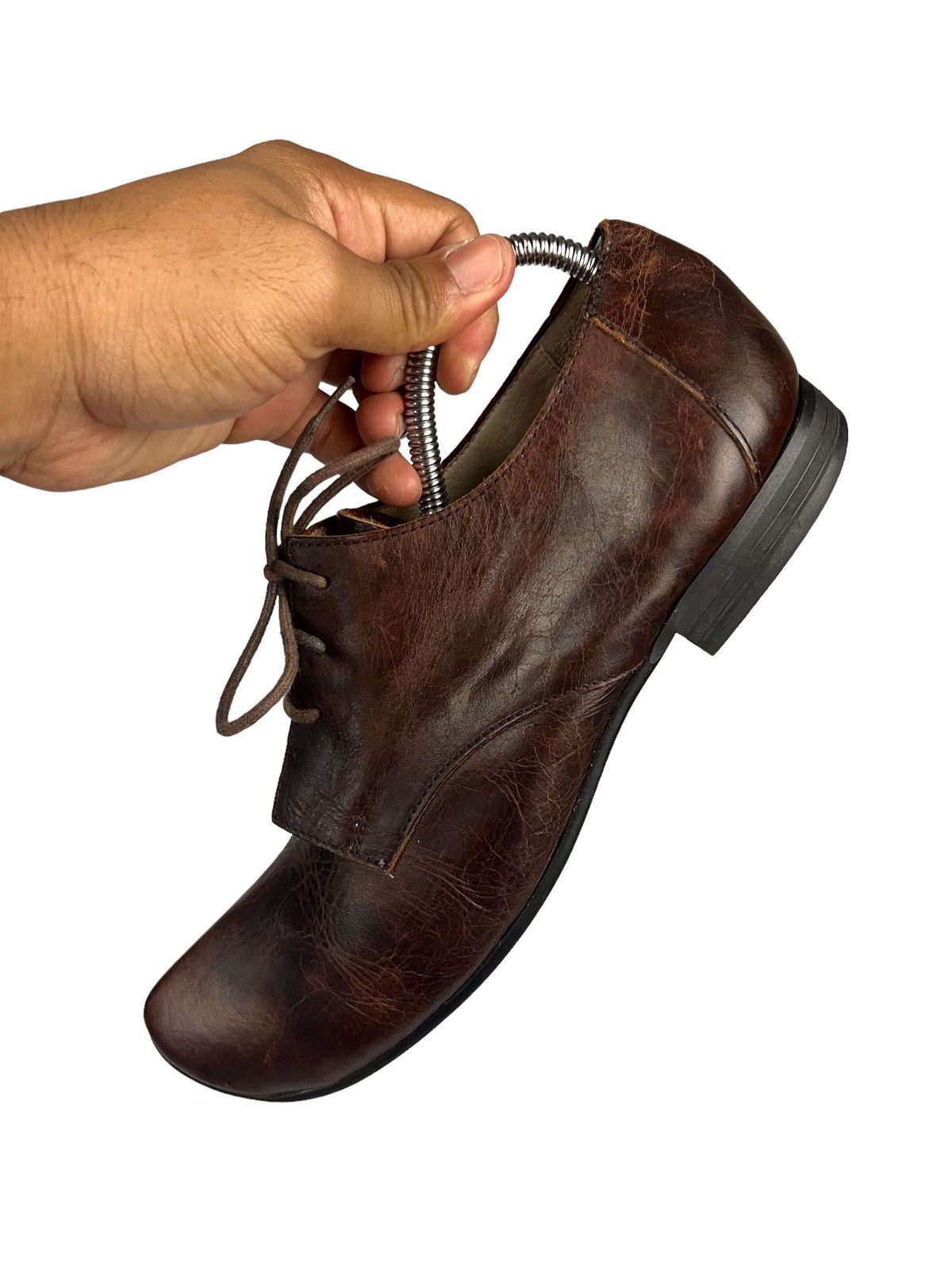 Sunao Kuwahara 🎌 Issey Miyake Sunao Kuwahara Leather Shoes Moroccan Style Size US 5.5 / IT 35.5 - 8 Thumbnail