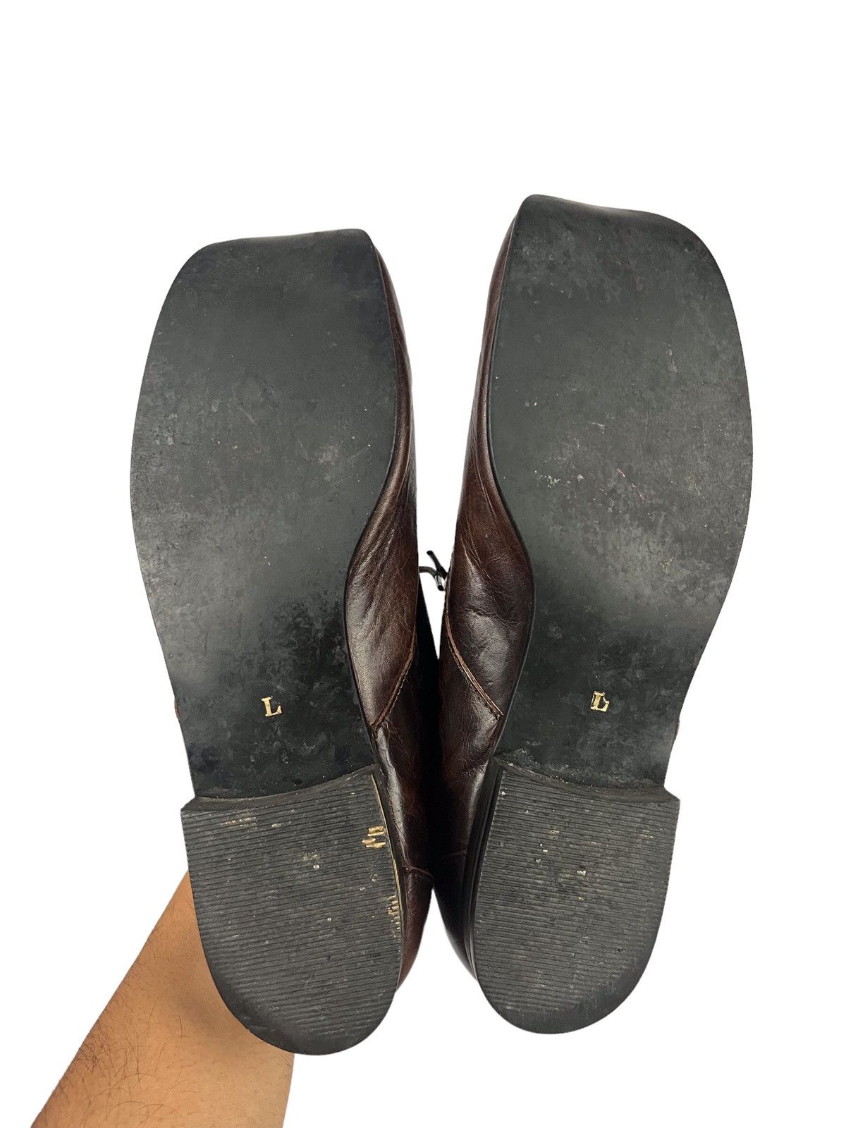 Sunao Kuwahara 🎌 Issey Miyake Sunao Kuwahara Leather Shoes Moroccan Style Size US 5.5 / IT 35.5 - 13 Thumbnail