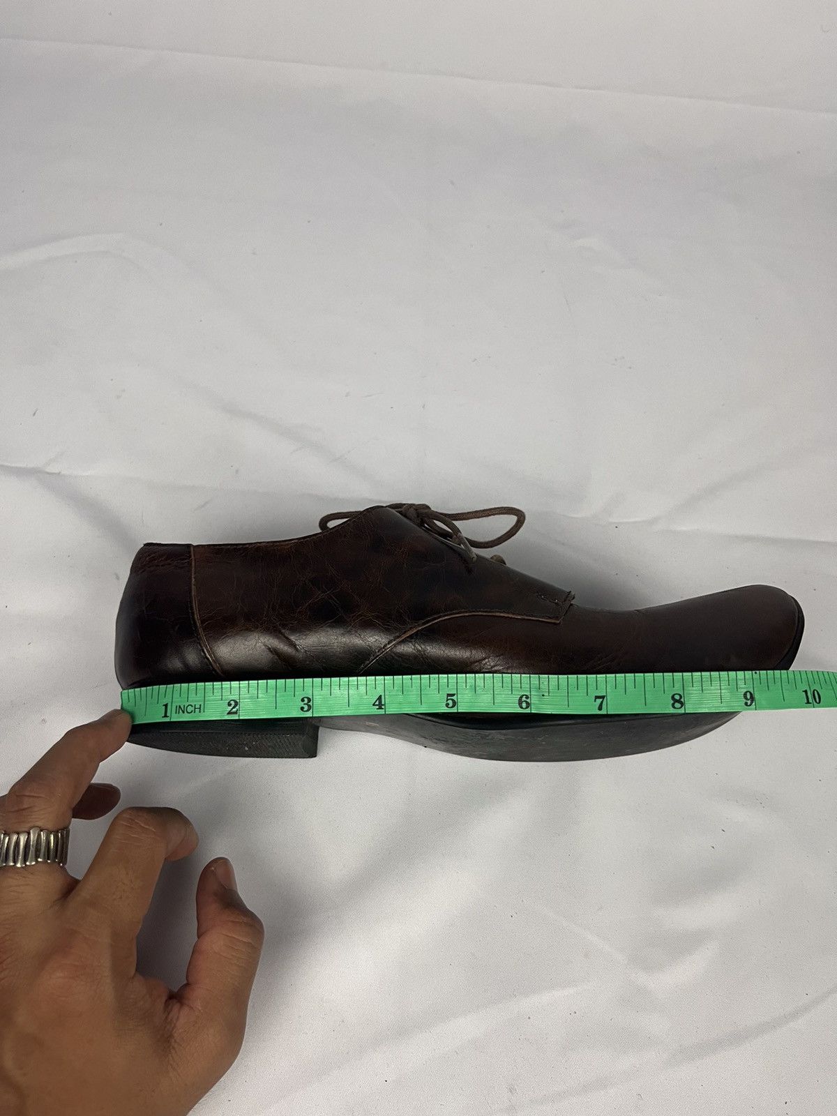 Sunao Kuwahara 🎌 Issey Miyake Sunao Kuwahara Leather Shoes Moroccan Style Size US 5.5 / IT 35.5 - 24 Thumbnail