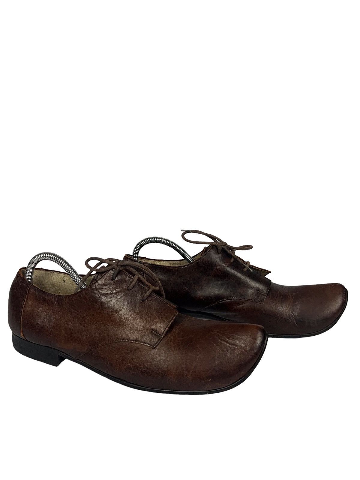 Sunao Kuwahara 🎌 Issey Miyake Sunao Kuwahara Leather Shoes Moroccan Style Size US 5.5 / IT 35.5 - 20 Thumbnail