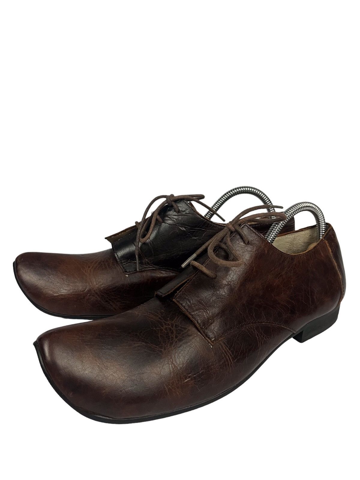 Sunao Kuwahara 🎌 Issey Miyake Sunao Kuwahara Leather Shoes Moroccan Style Size US 5.5 / IT 35.5 - 21 Thumbnail