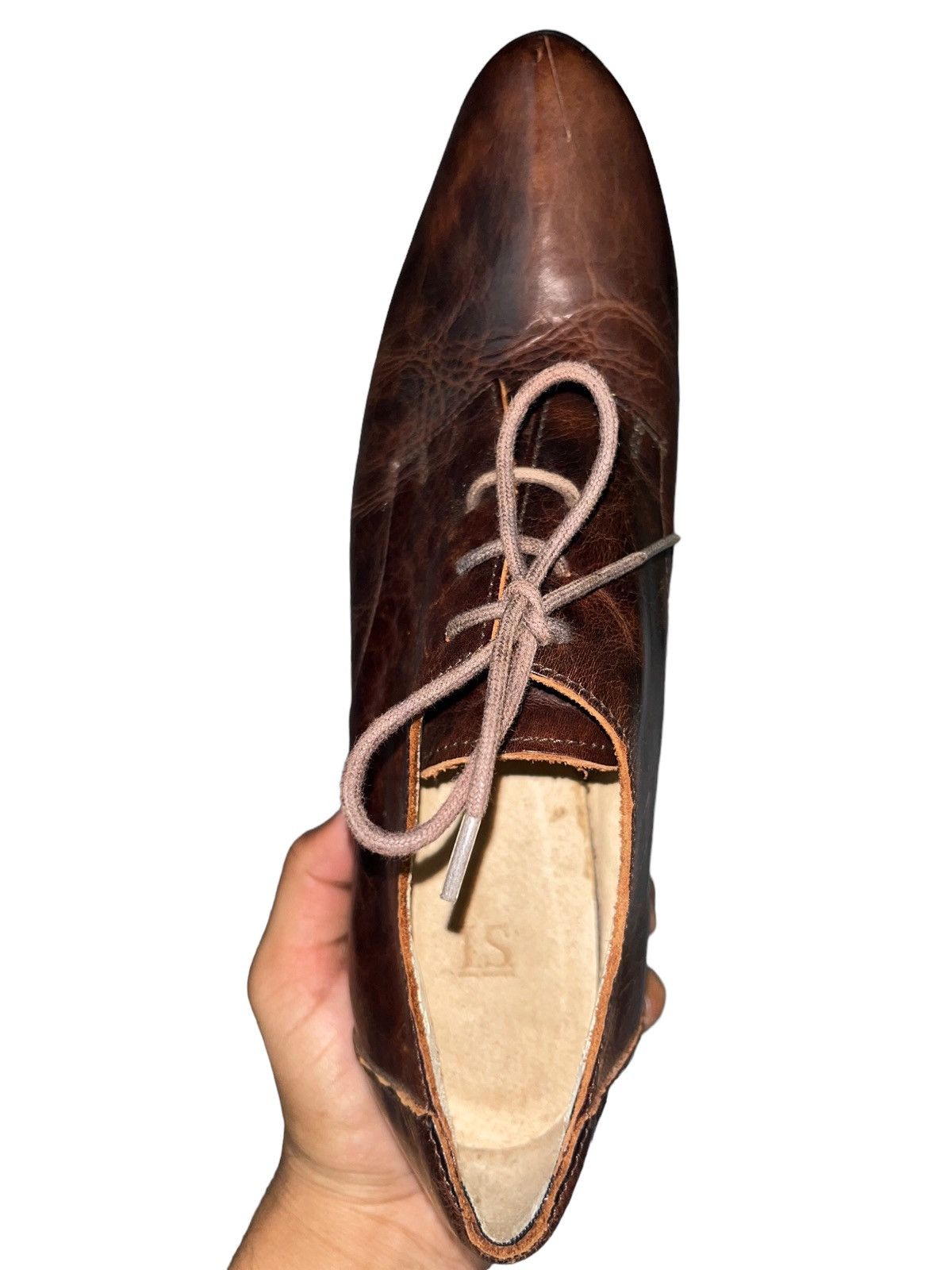 Sunao Kuwahara 🎌 Issey Miyake Sunao Kuwahara Leather Shoes Moroccan Style Size US 5.5 / IT 35.5 - 5 Thumbnail