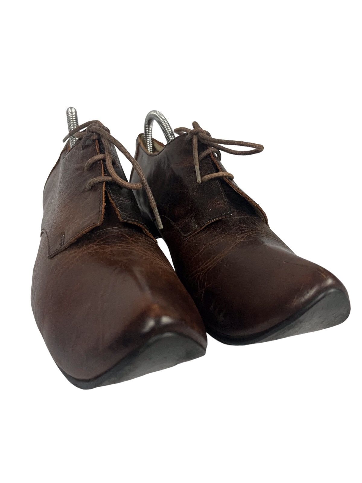 Sunao Kuwahara 🎌 Issey Miyake Sunao Kuwahara Leather Shoes Moroccan Style Size US 5.5 / IT 35.5 - 4 Thumbnail