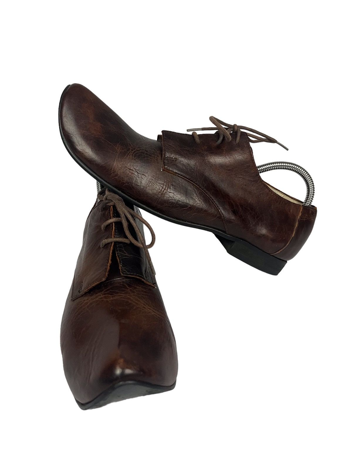 Sunao Kuwahara 🎌 Issey Miyake Sunao Kuwahara Leather Shoes Moroccan Style Size US 5.5 / IT 35.5 - 2 Thumbnail