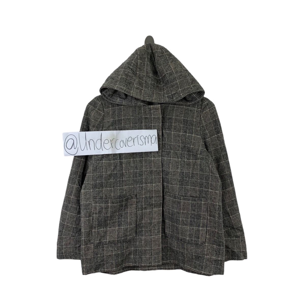 Japanese Brand Vintage DISCOAT PARISIEN Japanese Brand Check Tartan Grey Size US M / EU 48-50 / 2 - 1 Thumbnail