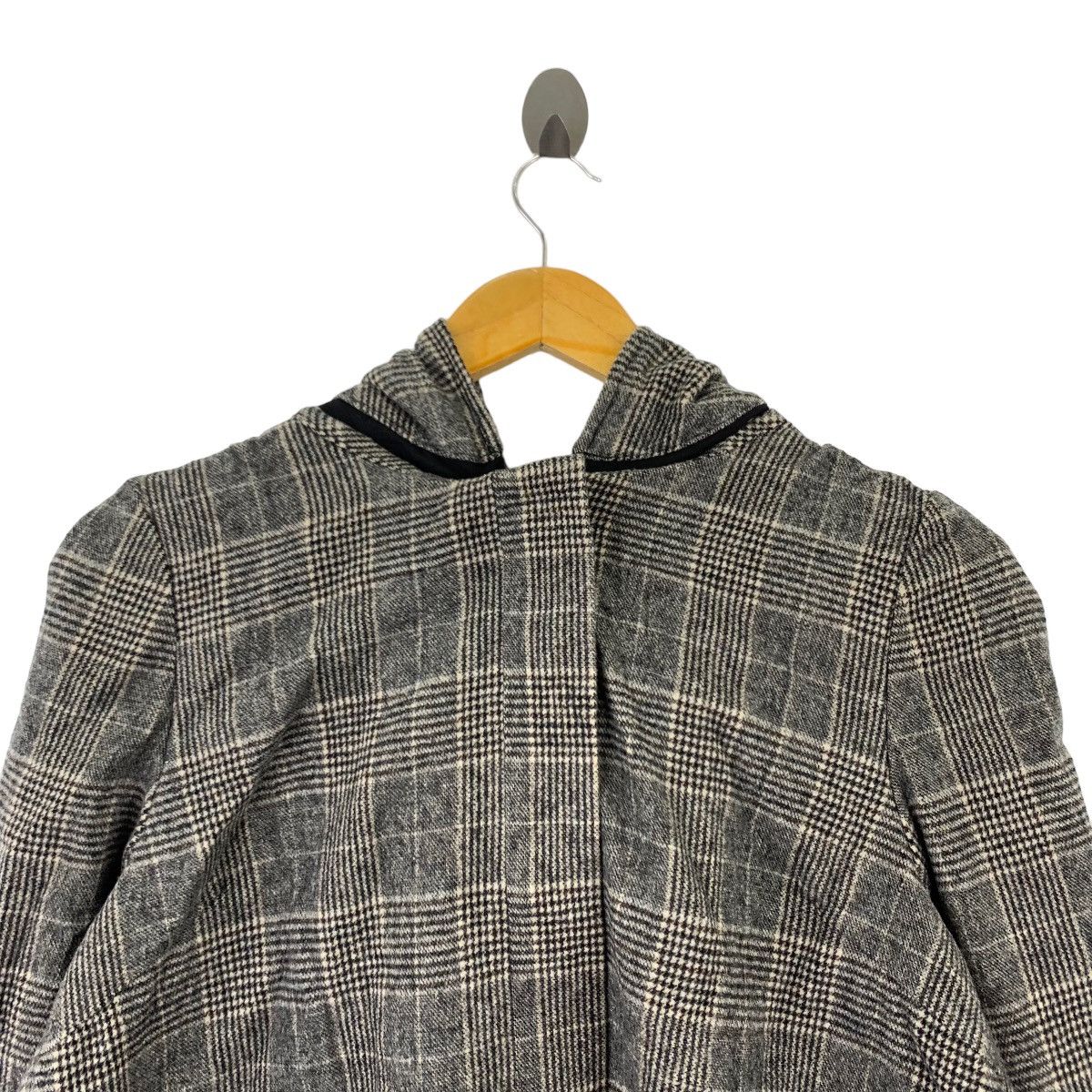 Japanese Brand Vintage DISCOAT PARISIEN Japanese Brand Check Tartan Grey Size US M / EU 48-50 / 2 - 2 Thumbnail