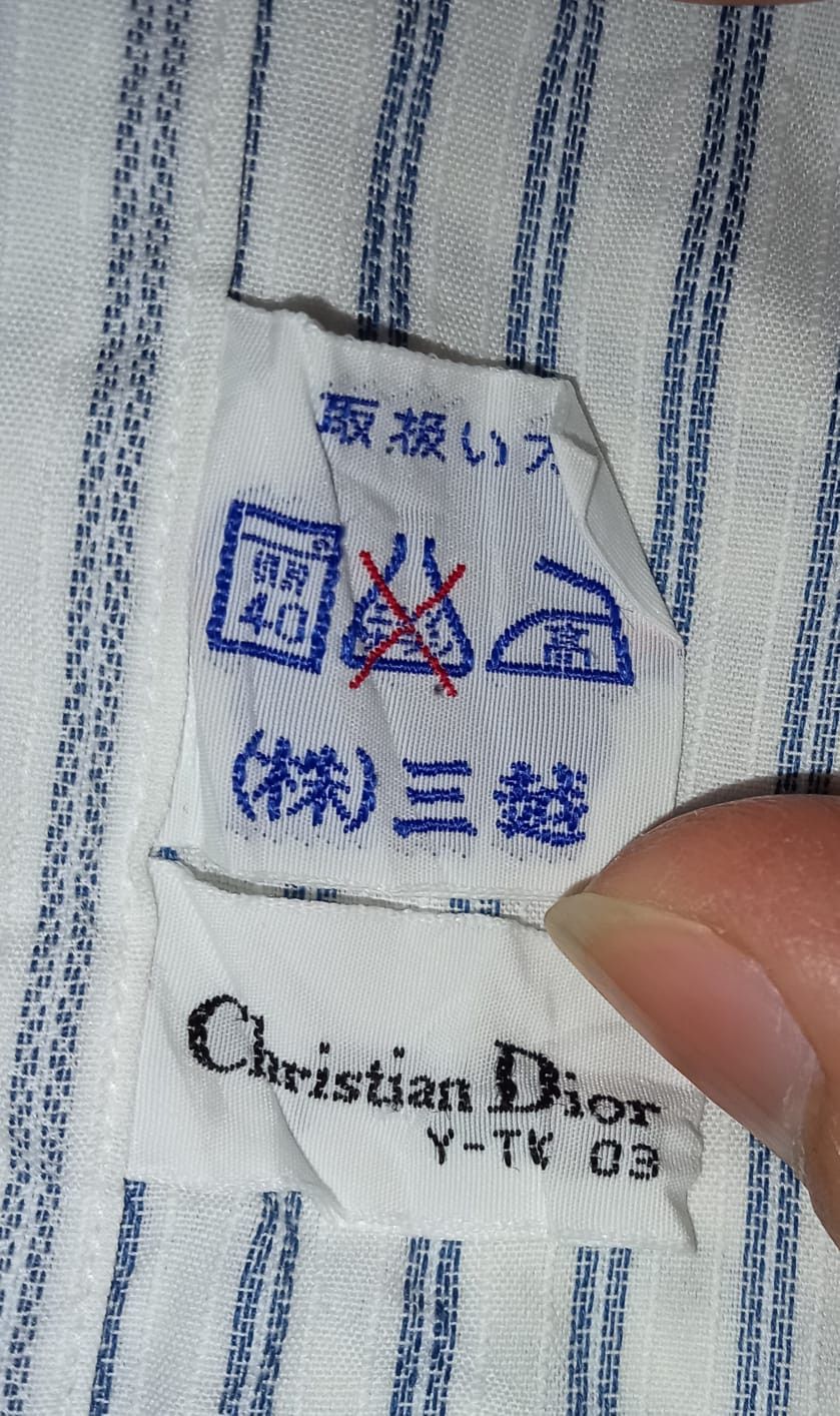 Christian Dior Monsieur Christian Dior Monsieur Striped Button Up Long Sleeve Size US M / EU 48-50 / 2 - 4 Thumbnail