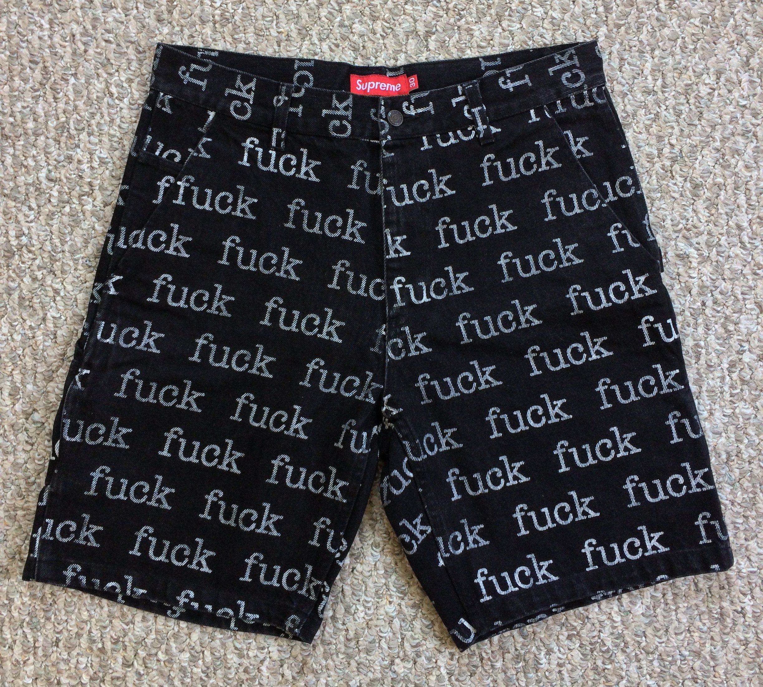 Supreme S/S 2013 Supreme Denim Fuck Shorts | Grailed