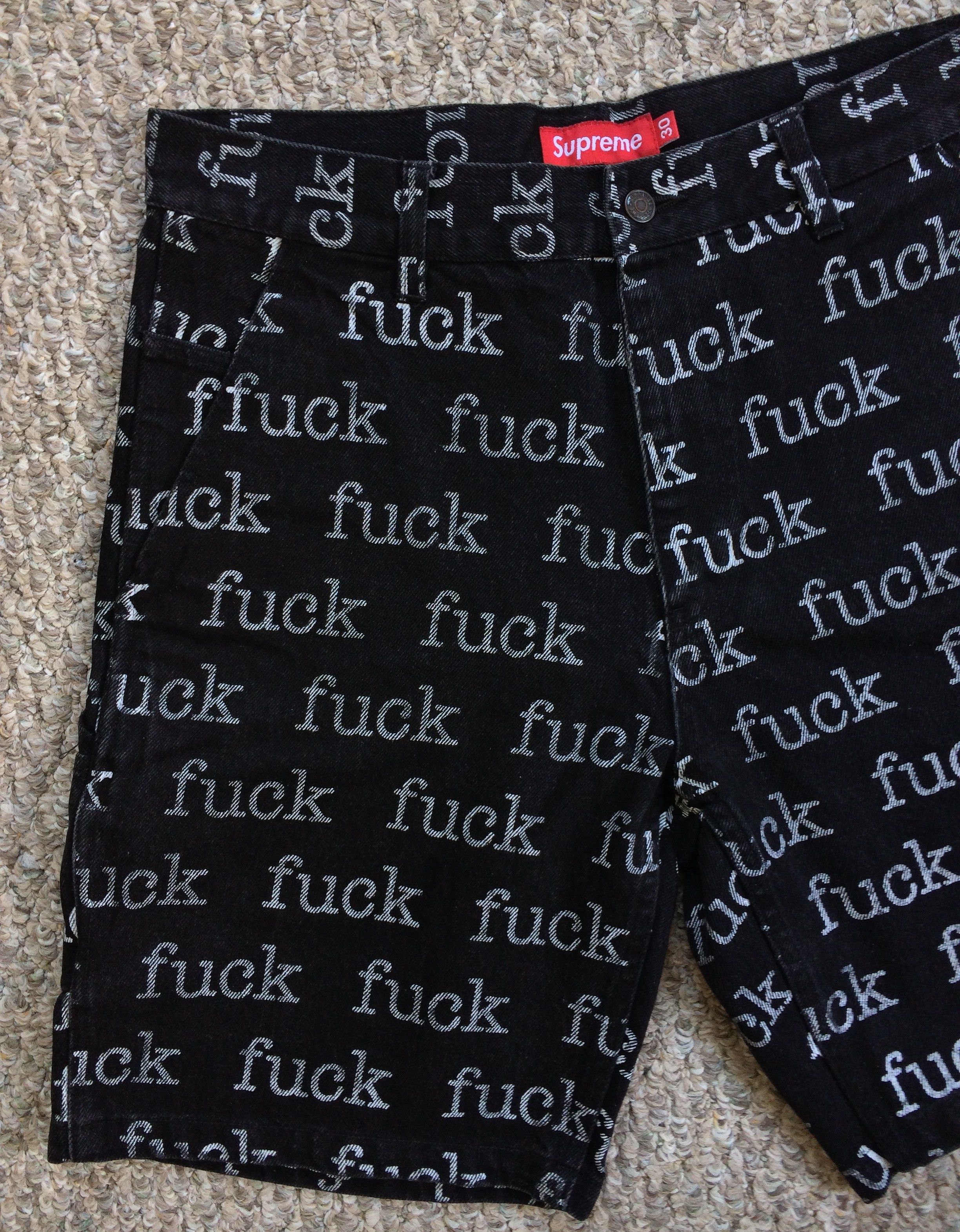 Supreme S/S 2013 Supreme Denim Fuck Shorts | Grailed