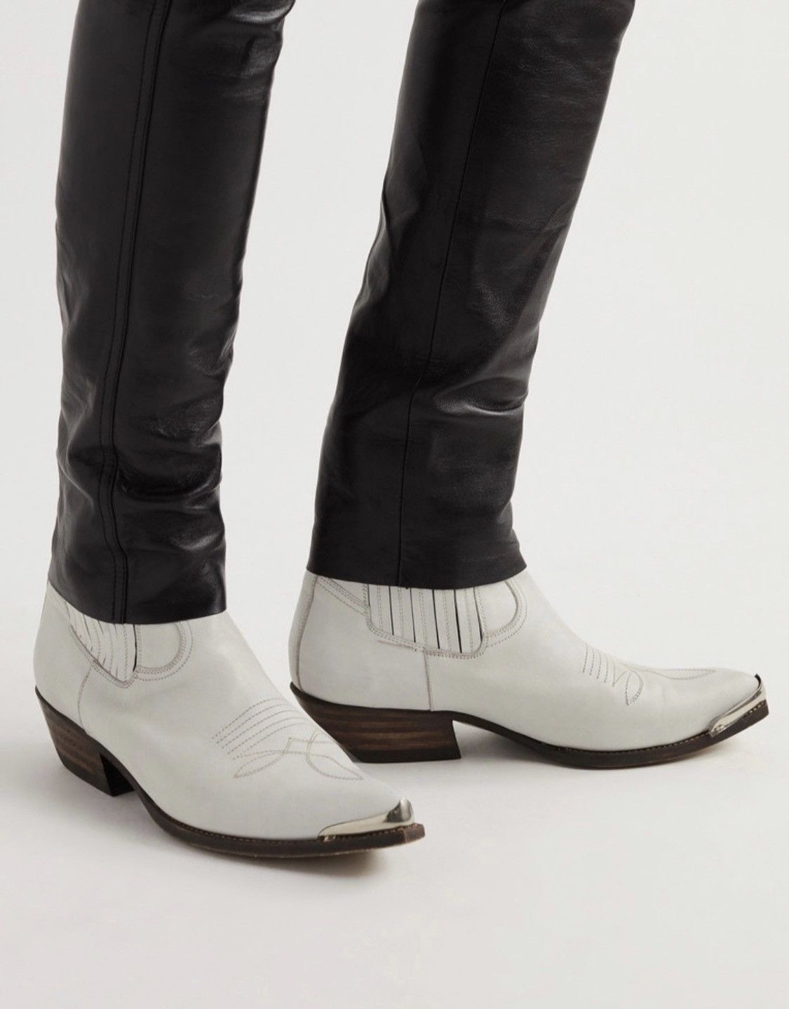 Celine × Hedi Slimane CRUISER BOOTS CHELSEA WITH METAL TOE