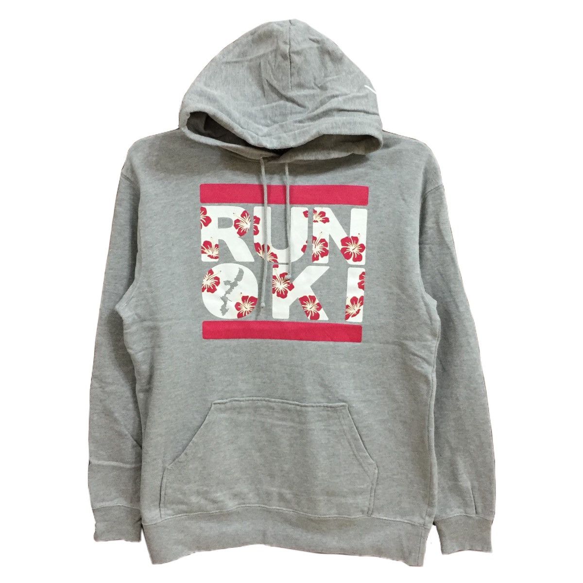 Japanese Brand Run Oki hoodie spellout flower logo size L Size US L / EU 52-54 / 3 - 1 Thumbnail