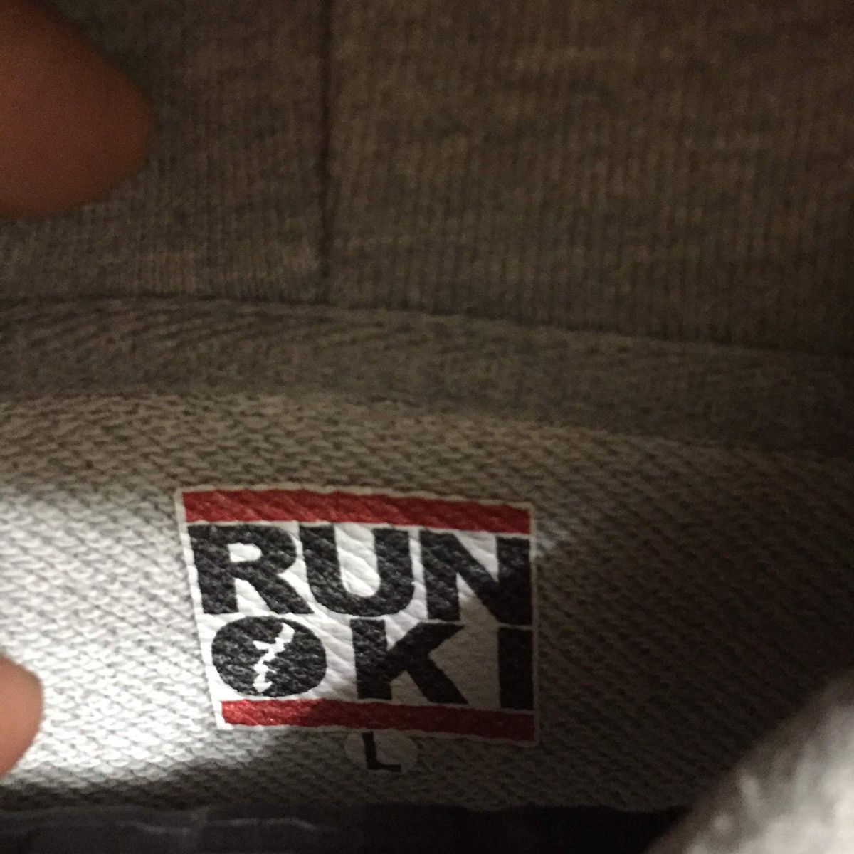 Japanese Brand Run Oki hoodie spellout flower logo size L Size US L / EU 52-54 / 3 - 4 Thumbnail