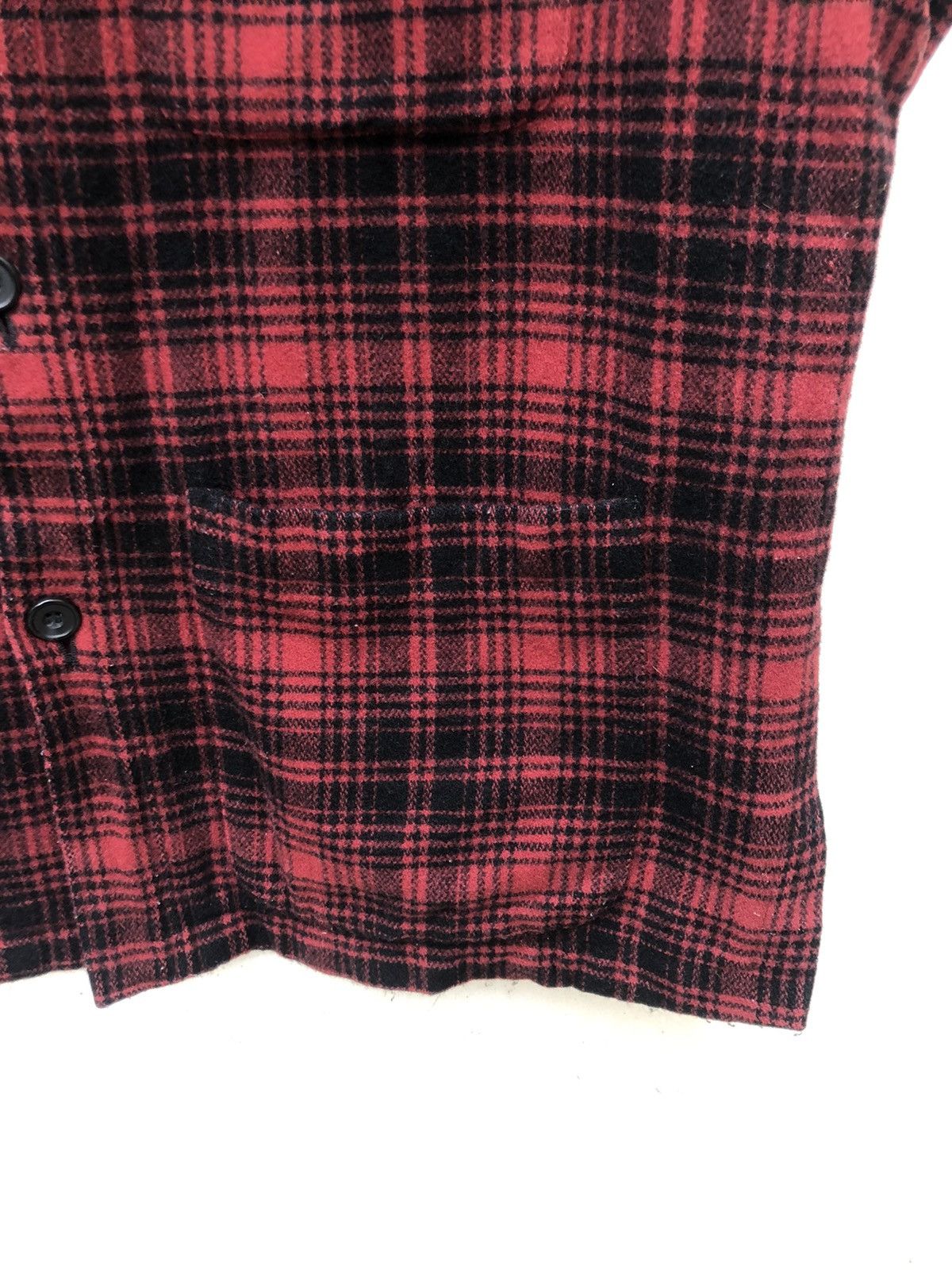 Paul Smith Vintage Paul Smith Tartan 3 Pocket Baggy Wool Flannel Jacket Size US L / EU 52-54 / 3 - 4 Thumbnail