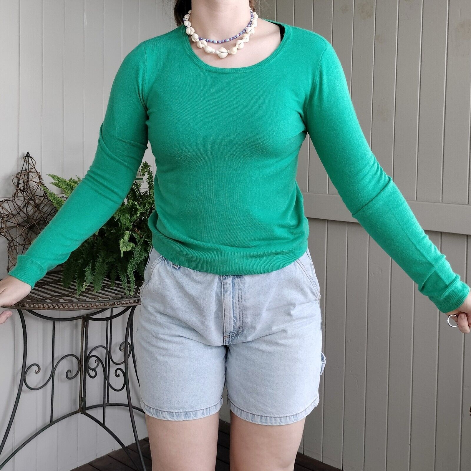 Designer Lorelle Jumper Sweater Knit Long Sleeve Acrylic Pullover Alt Size S / US 4 / IT 40 - 3 Thumbnail