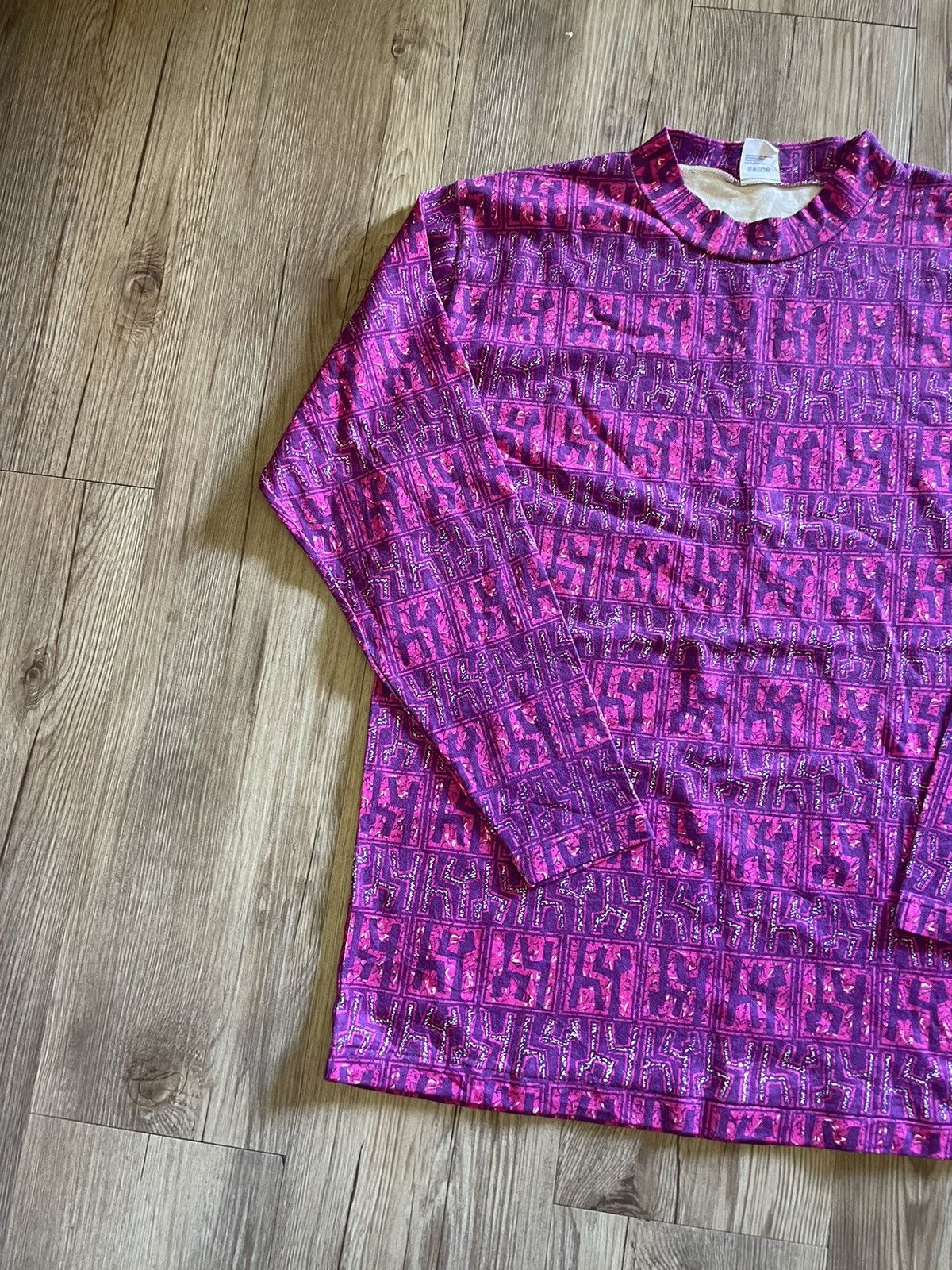 Vintage Vintage Sun Wood Striped Long Sleeve T shirt Size US M / EU 48-50 / 2 - 3 Thumbnail