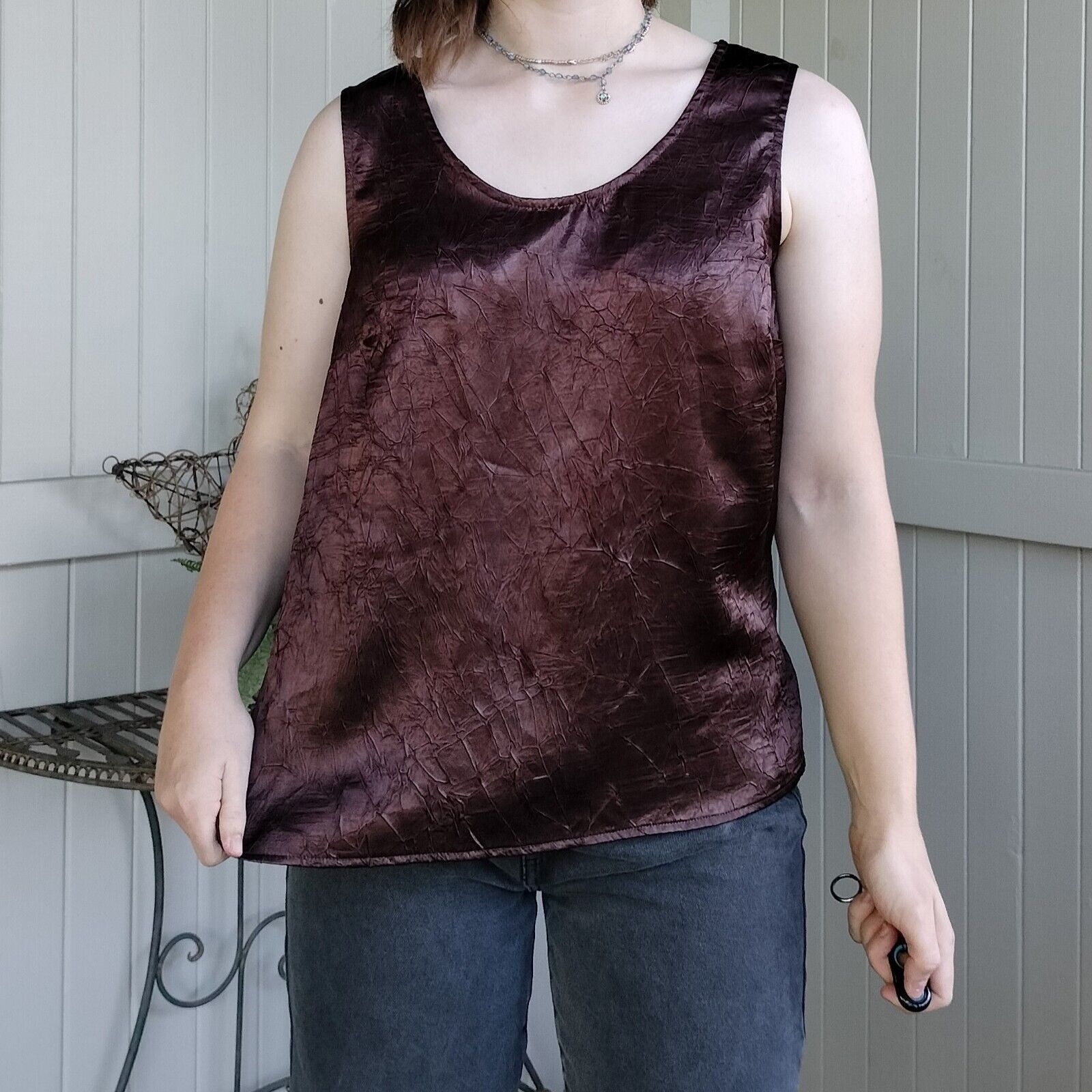Designer × Man Made In Australia Charlie Brown Vintage 80s 90s Size 14 Tank Top Size L / US 10 / IT 46 - 2 Thumbnail