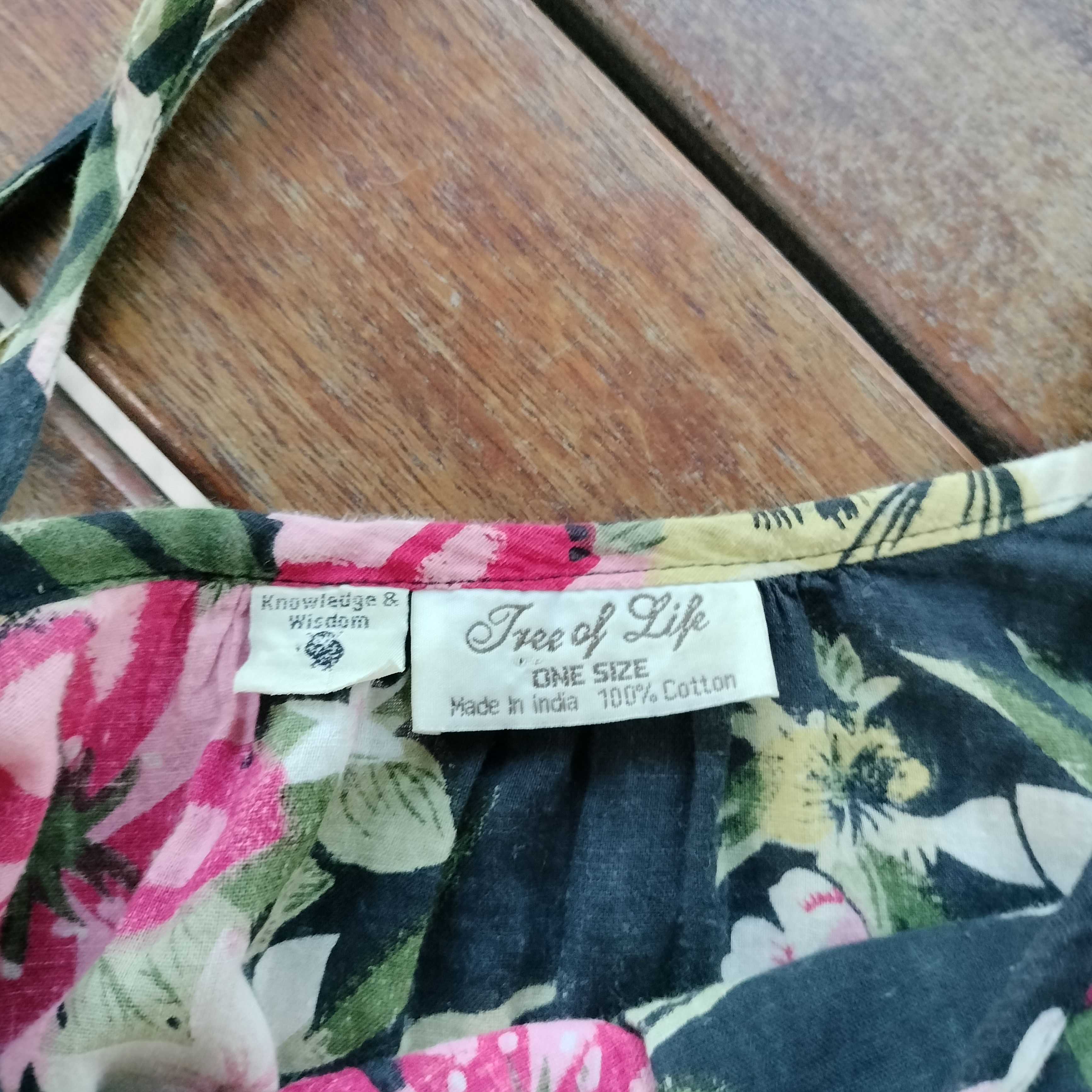 Other Tree of life floral leaf print mini shift dress Size ONE SIZE - 6 Thumbnail
