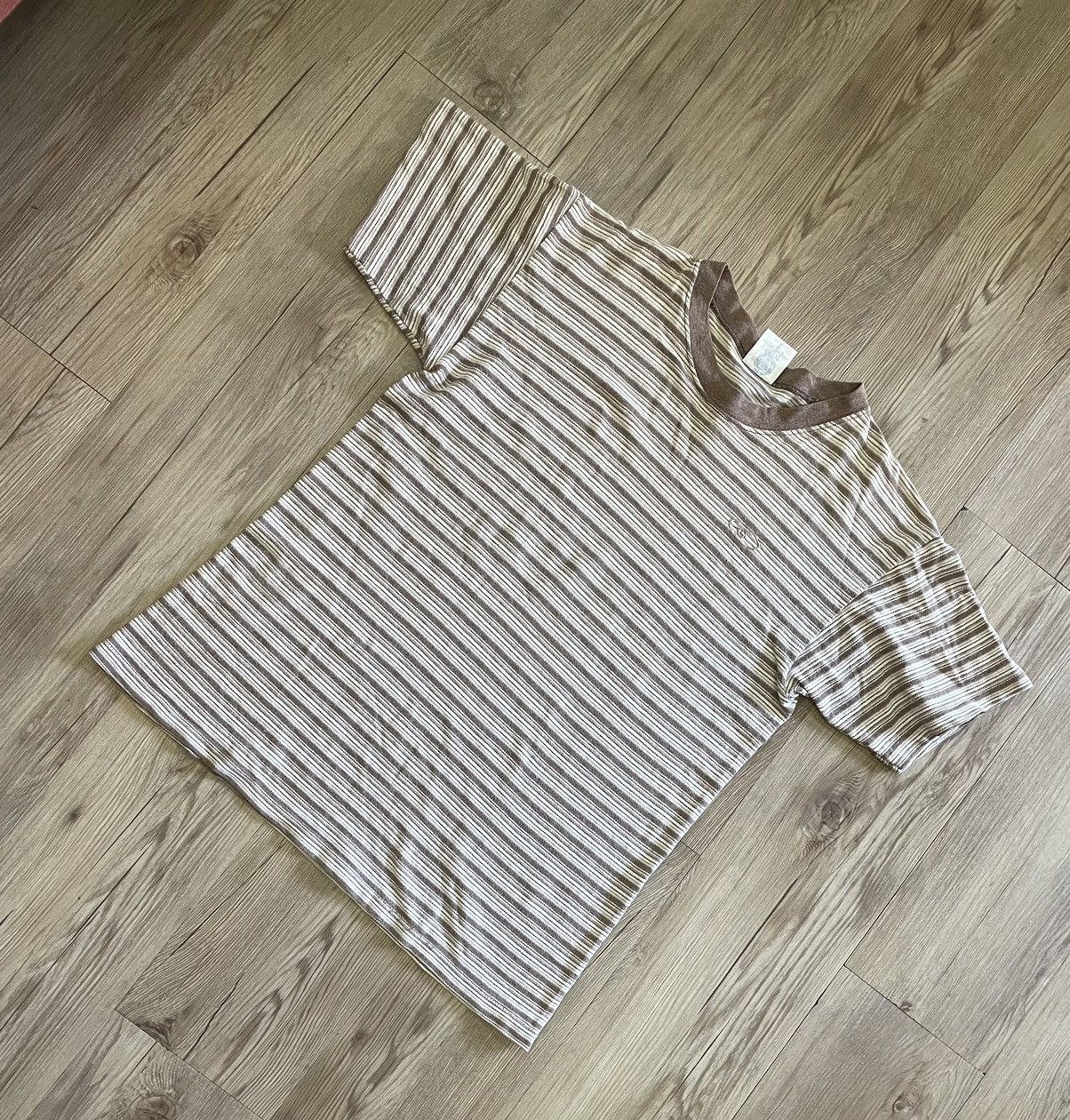 Vintage Vintage 90s Belton Striped Tshirt Size US M / EU 48-50 / 2 - 1 Thumbnail