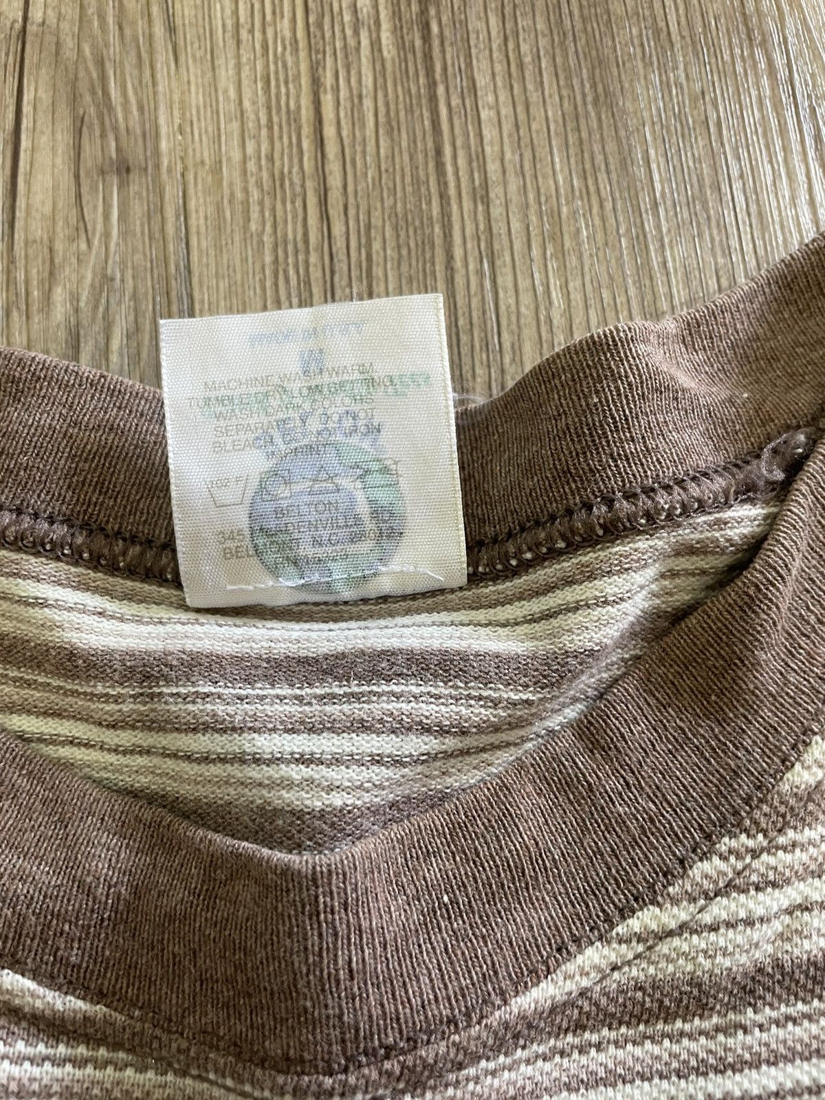 Vintage Vintage 90s Belton Striped Tshirt Size US M / EU 48-50 / 2 - 11 Thumbnail