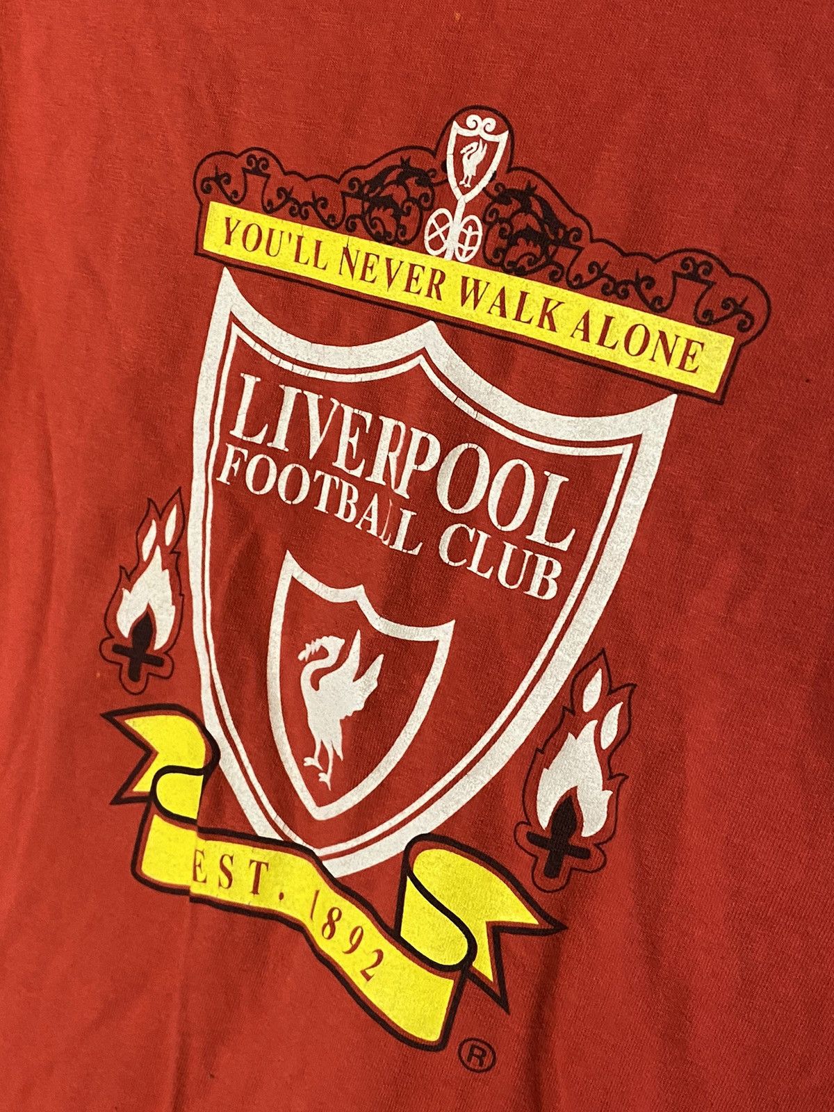 Reebok Vintage Reebok Liverpool Soccer Jersey Training 90s Big Logo Size US S / EU 44-46 / 1 - 12 Thumbnail