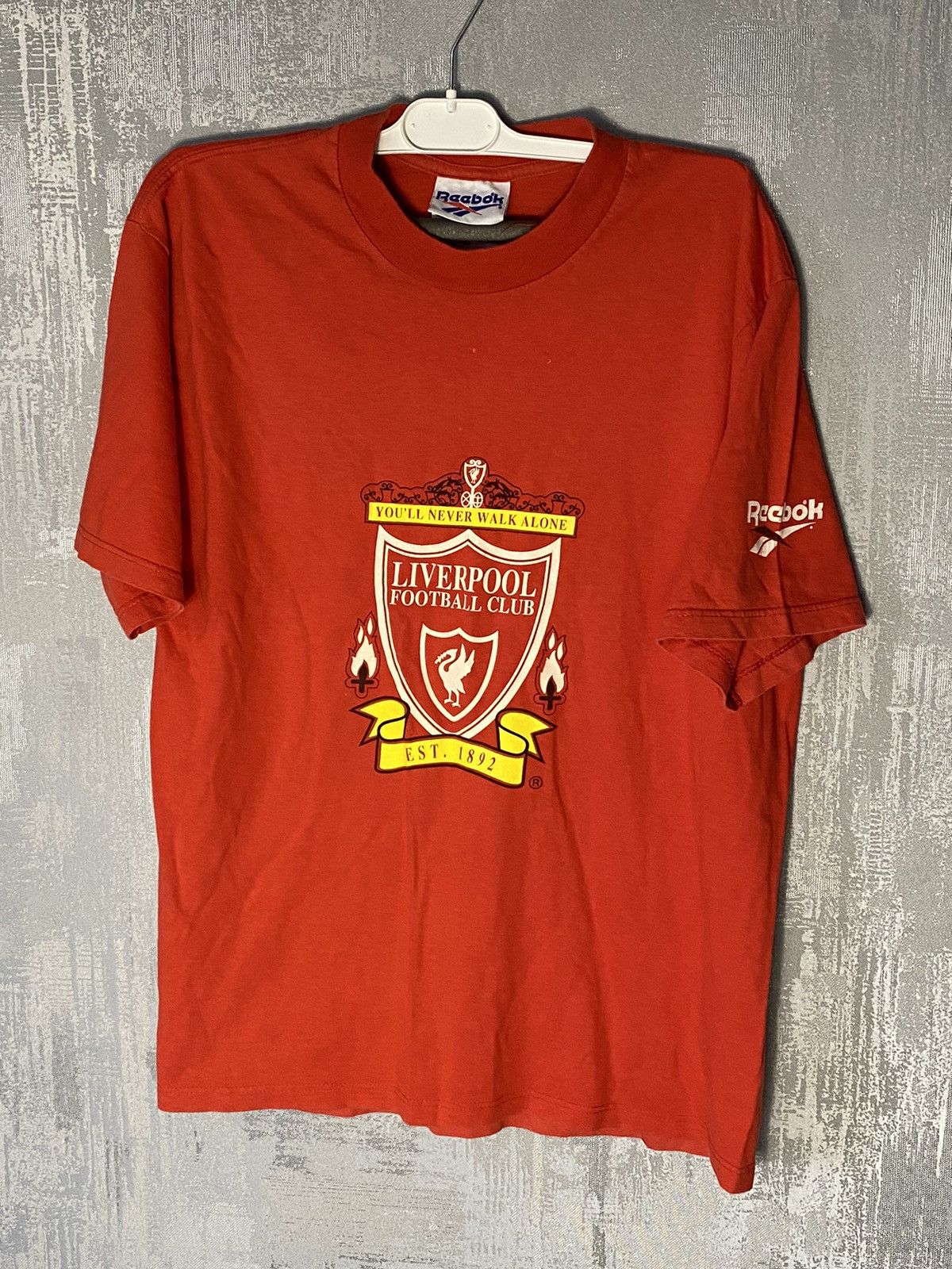 Reebok Vintage Reebok Liverpool Soccer Jersey Training 90s Big Logo Size US S / EU 44-46 / 1 - 1 Thumbnail