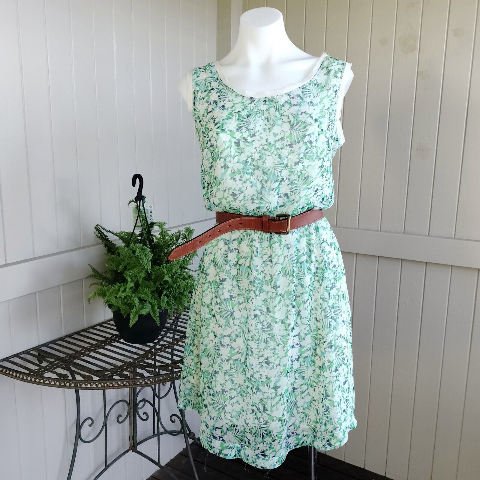 Designer × Esprit × Vintage Esprit Y2K Size 12 Dress Floral A Line Mini Cocktail Size M / US 6-8 / IT 42-44 - 1 Thumbnail